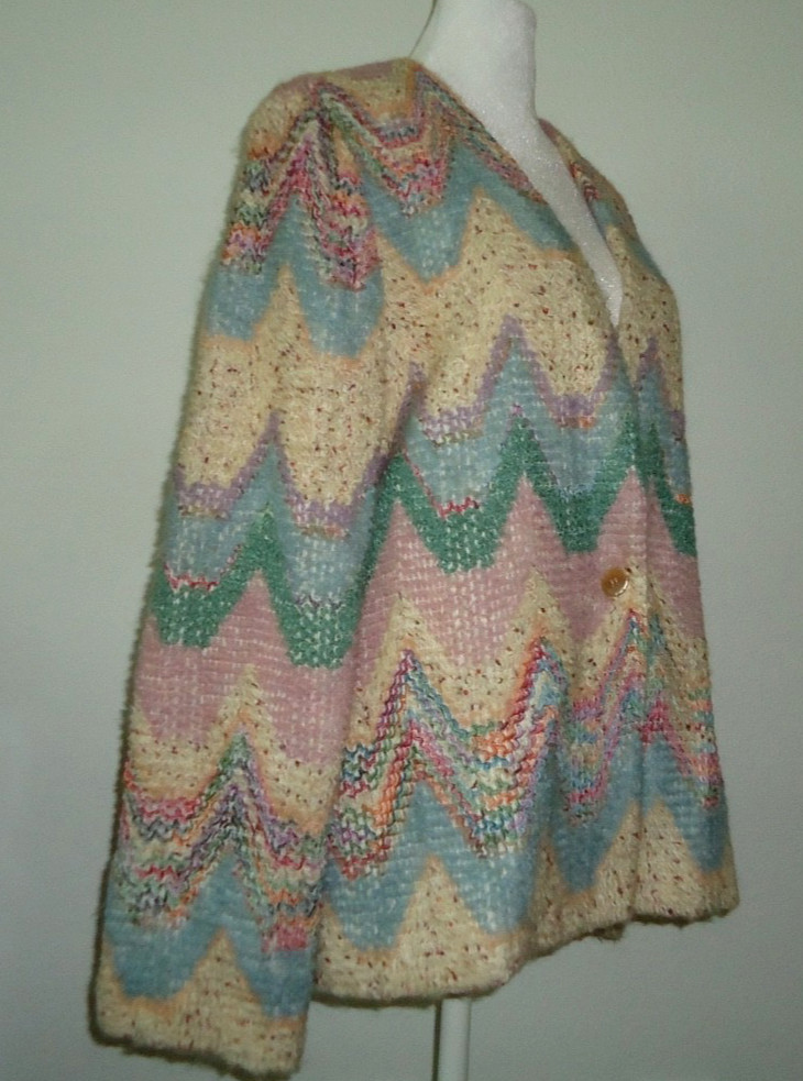 Vintage 70s Devon Women’s Blazer Rayon/Mohair Blend Size 14