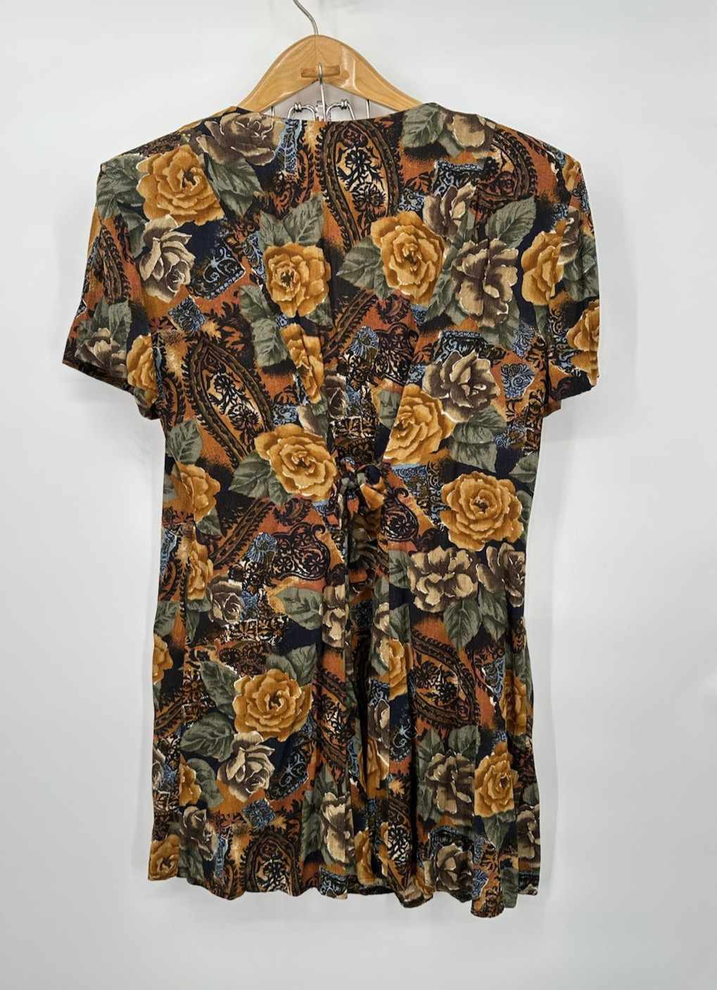 Vintage Top More Jazz A Chorus Line Co floral Tunic blouse Boho Cottagecore XL