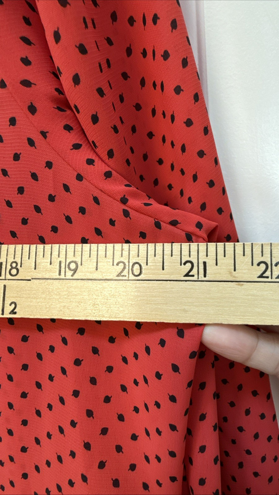 Amy-Deb Women’s Dress 14 Red Black Polka Dot White Collar Button Belt VTG Retro