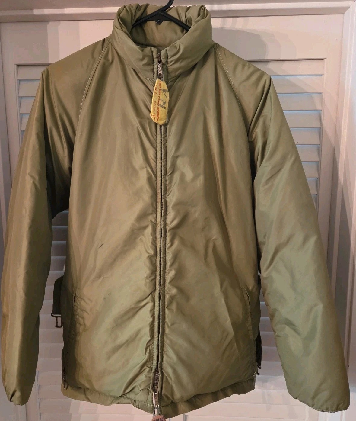 Rare Vtg 50’s, 60’s „ALP Sport” Down Ski Jacket Coat Women’s Skiing Small Green