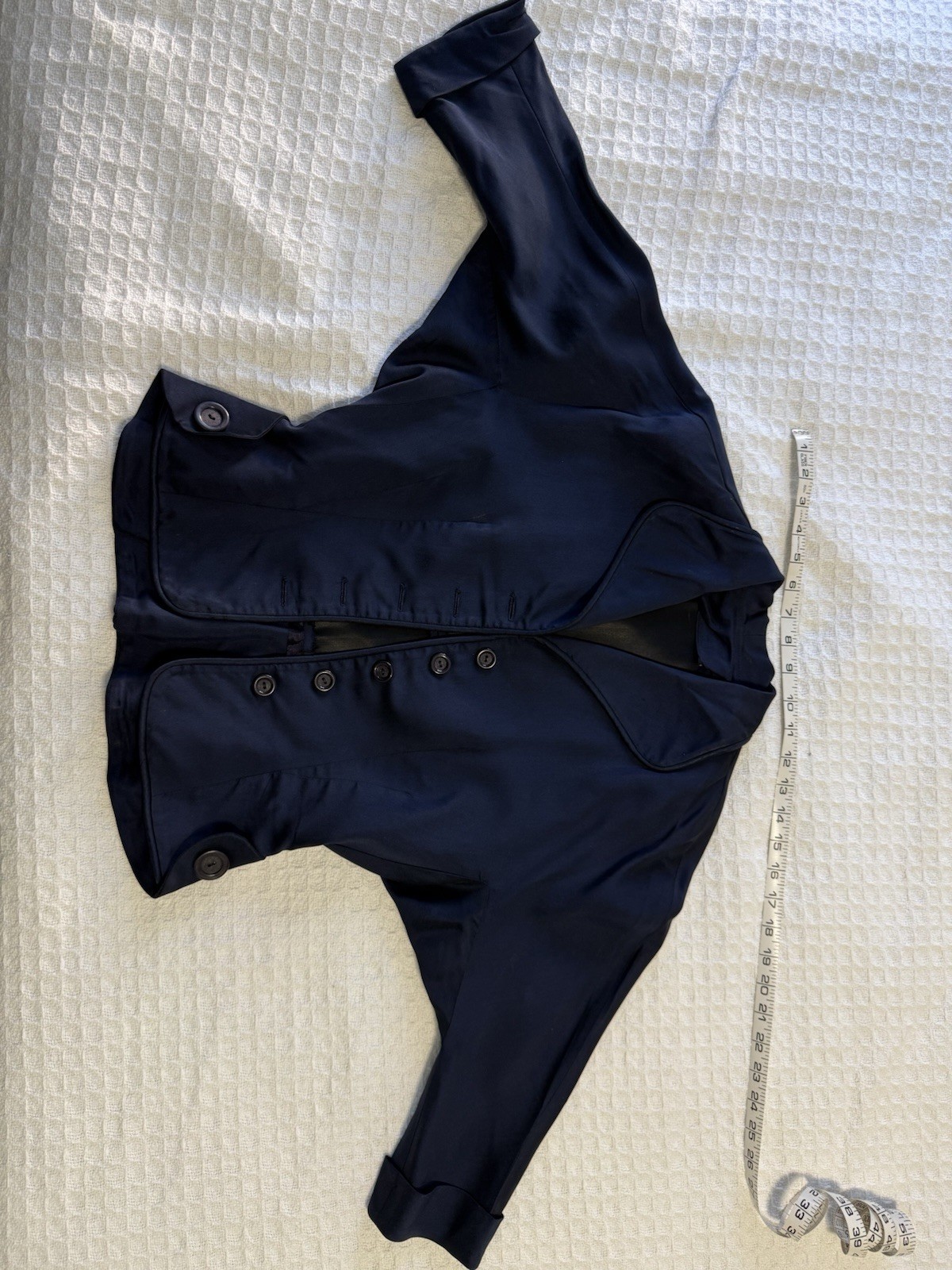 Vintage Ladies 1940’s Hourglass Styled Deep Blue Suit
