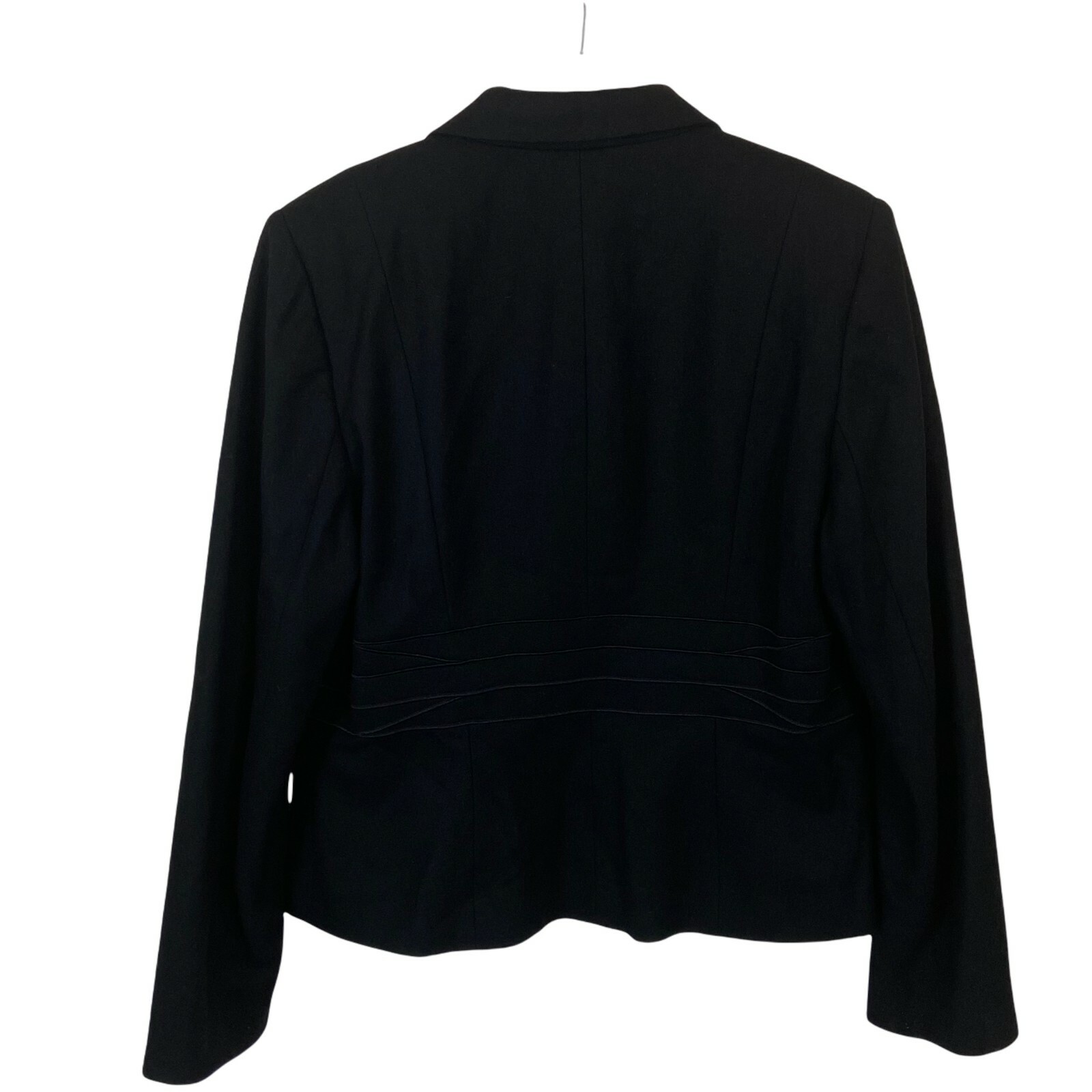 Harve Benard Blazer Women’s Size 12 Vintage Black Long Sleeve Career Collared