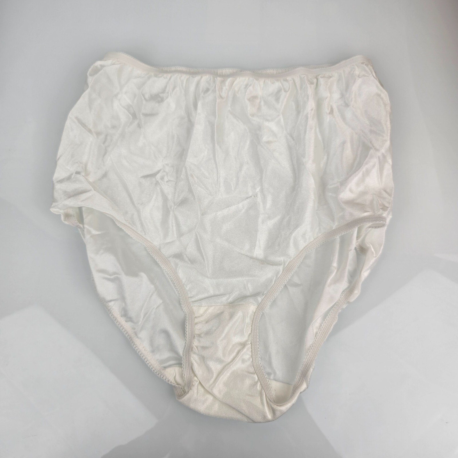 Vintage Lady Blair 100% Nylon Granny Panties Sheer Silky Shiny Sissy 9 NWOT