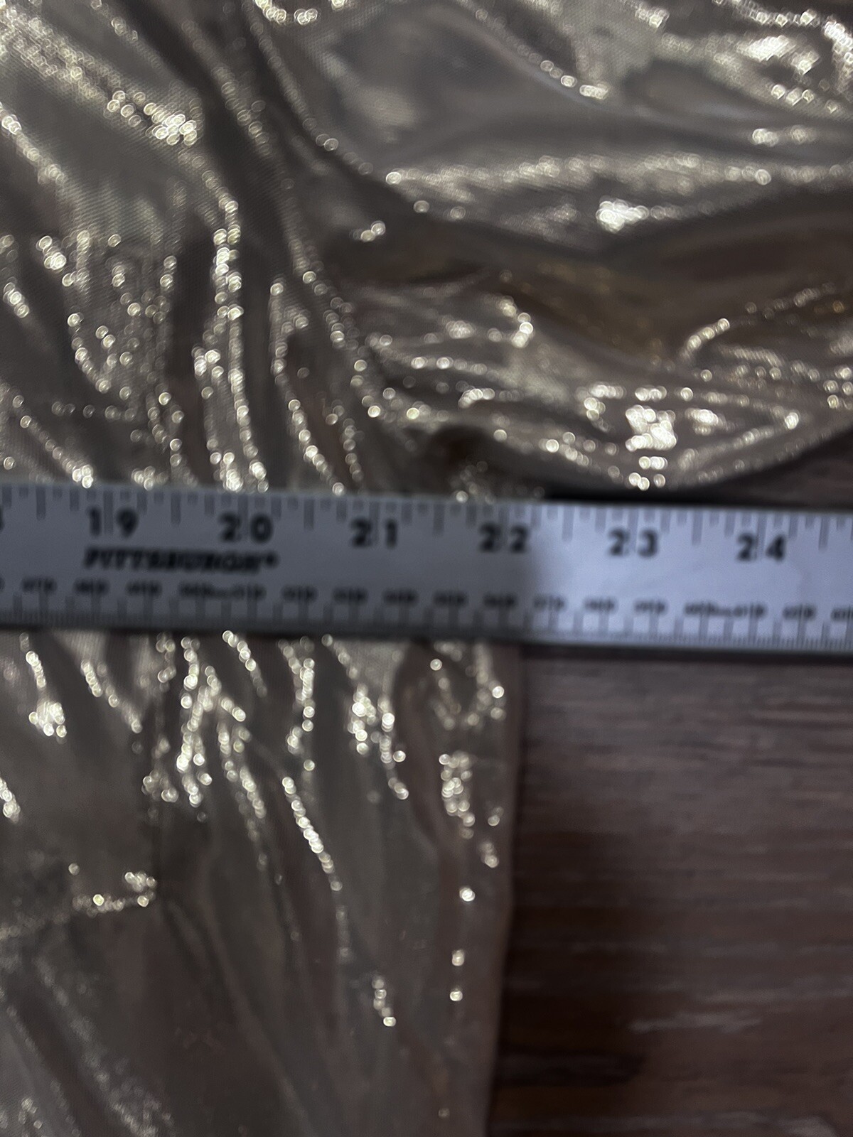 „Year Of „Vintage Metallic Long Sleeve 70’s Tailored Blouse Deadstock NWT. Sm