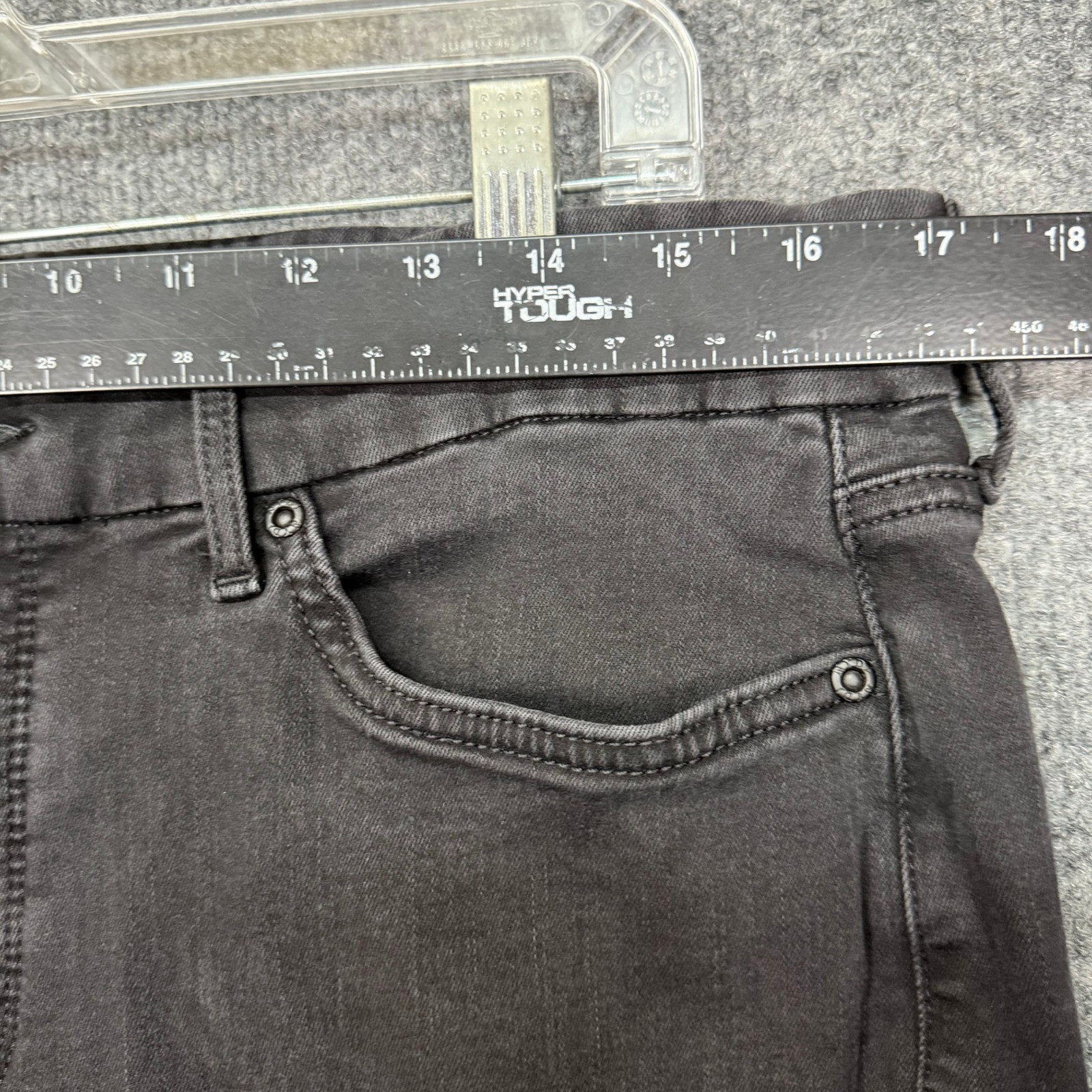 NYDJ Sheri Slim Women Large Vintage Black Waist-Match Lift Tuck Denim MSHBSS8984
