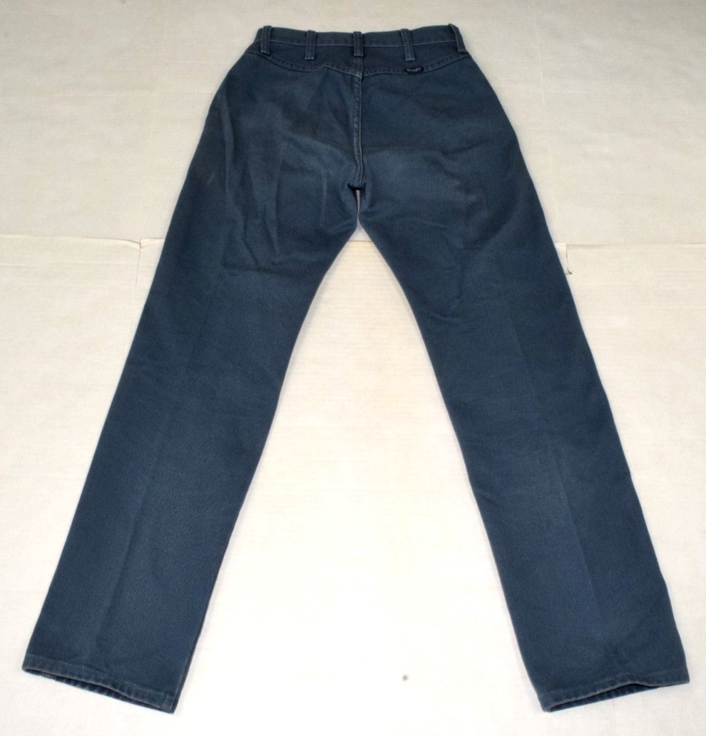 Vintage Wrangler Western Jeans 26 x 30 90s Steel Gray No Pockets Perfect Butt
