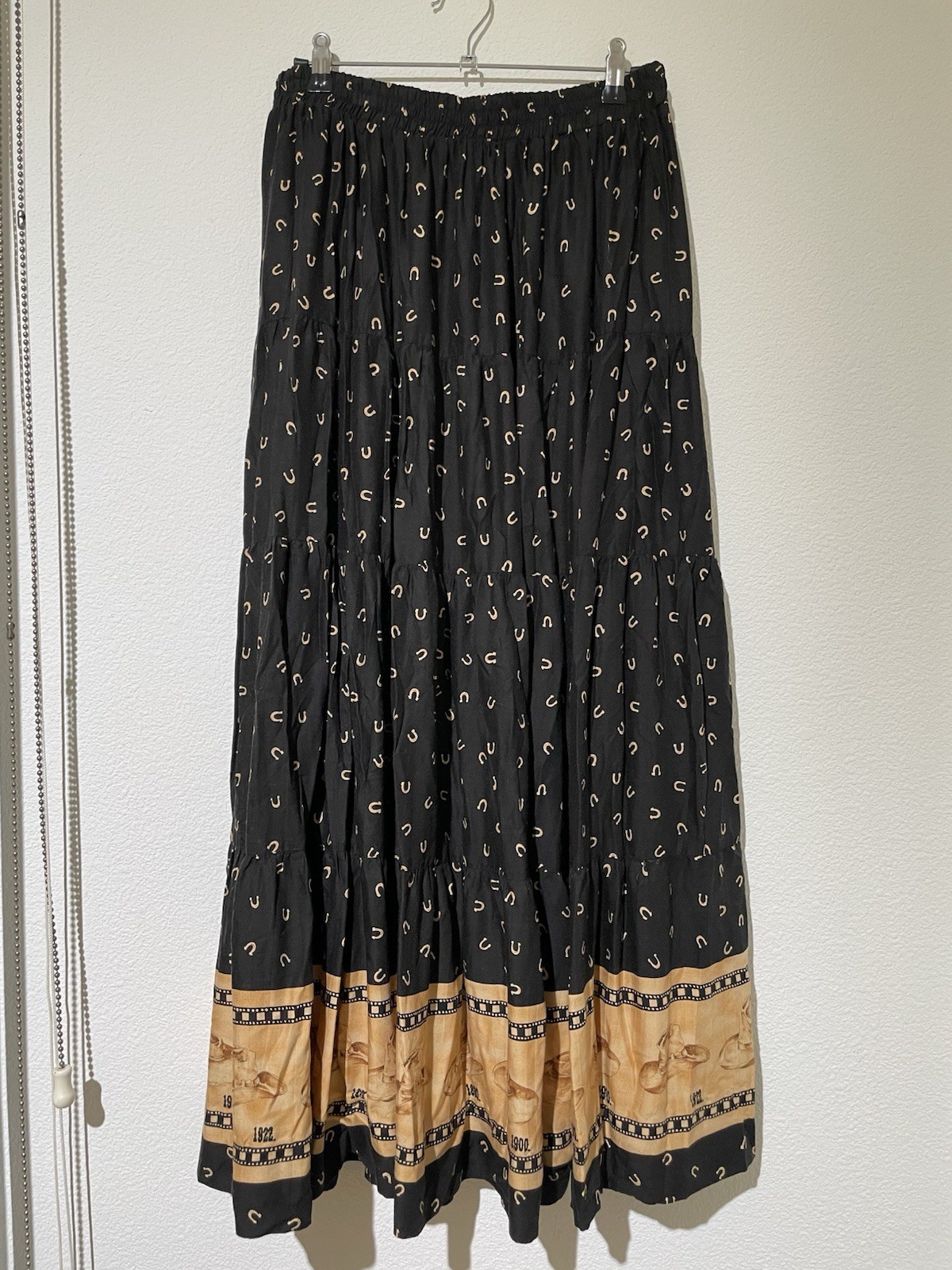 Vintage 90’s Roper Horshoe Cowboy Hat Skirt Country Western Large Cowgirl Rodeo