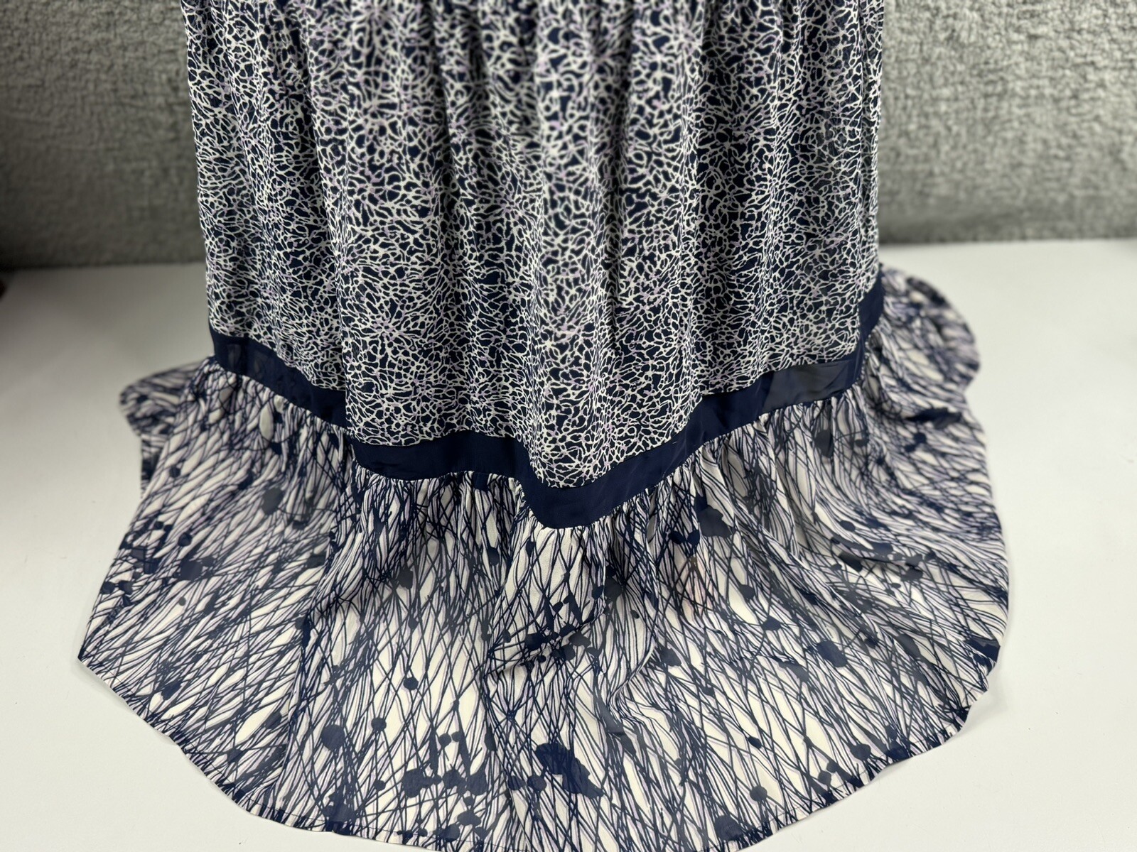 Charlotte Russe Maxi Dress Boho Hippie Floral Halter Tie Back Y2K 90’s S NWT VTG