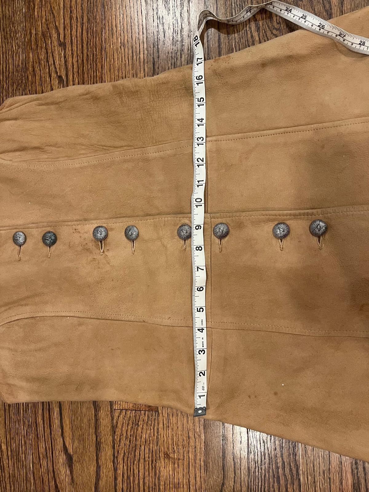 Vintage 1970’s Brown Suede Leather Mini Dress Womens S Mui Mui Waxed Suede Dress