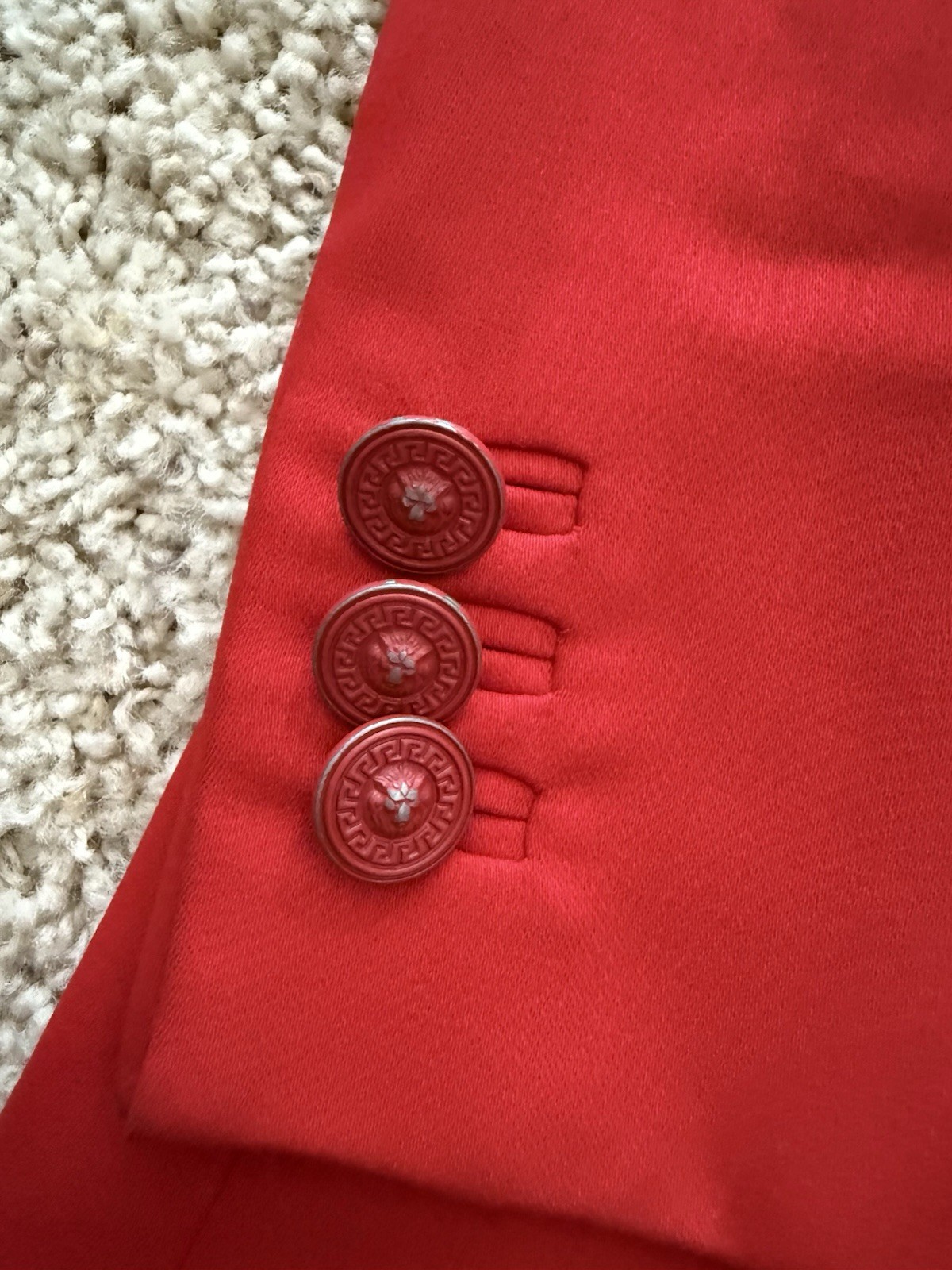 Vintage Versus Gianni Versace Red Blazer Women’s IT 46 / US 12 – Sold as-is