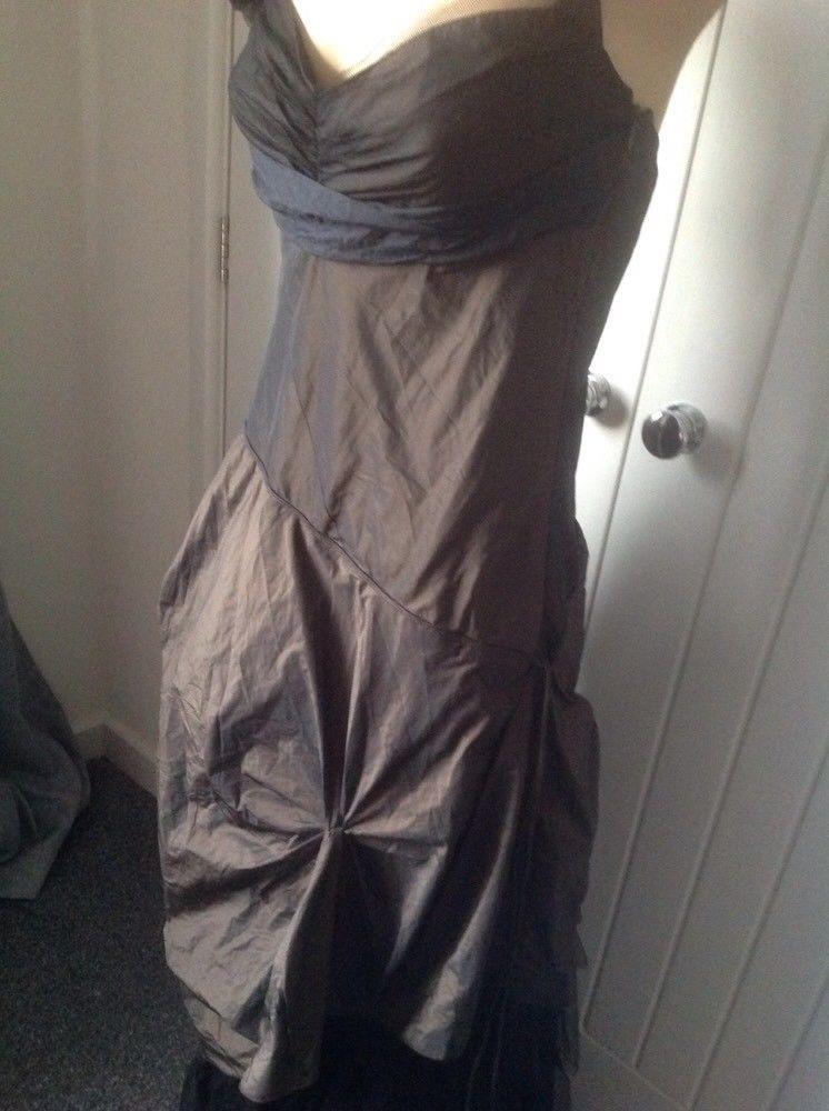 Vintage IN Love Carling goth steampunk victorian hitch skirt dress size T2 M