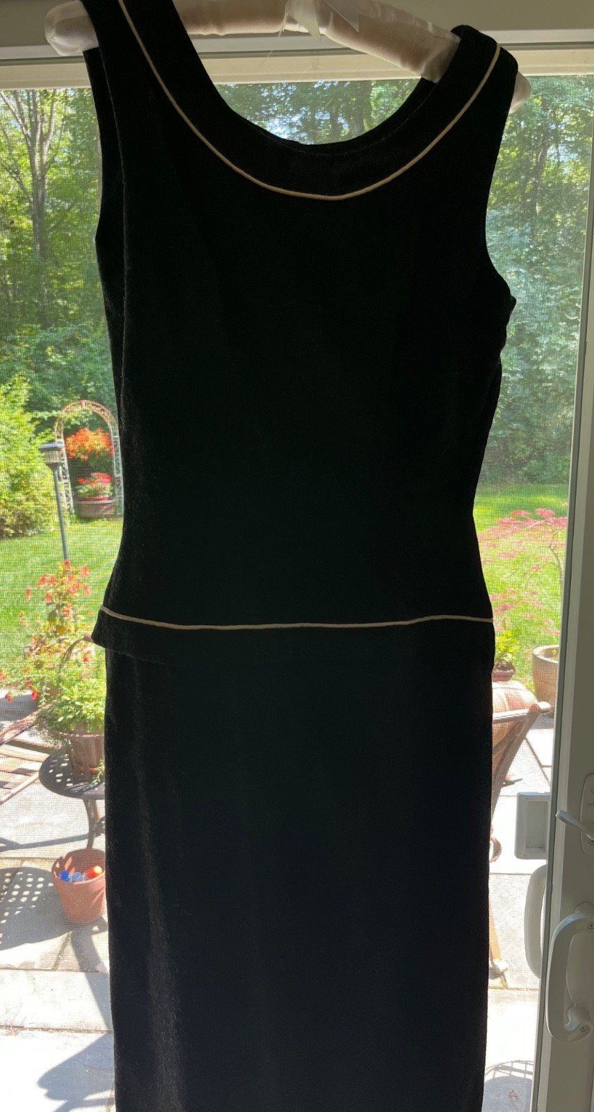 Vintage 1940s 1950s 2 PC David/Carole King Wool/Acrilan Dress Ensemble Bust 34