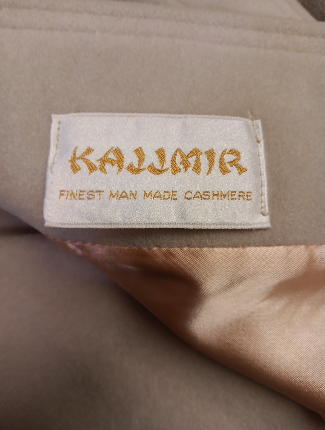 Vintage Juli De Roma Coat Size 14 Beige Cashmere