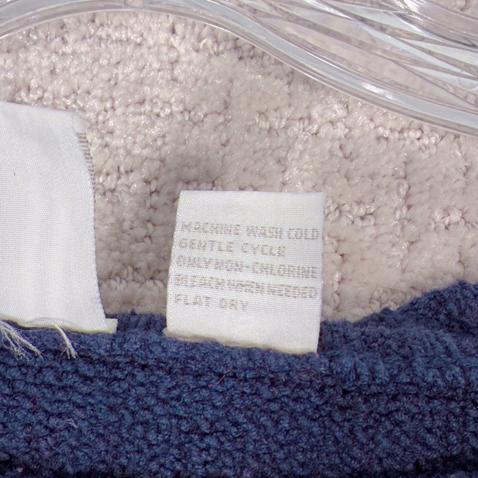 Vintage Clifford & Wills CW Blue Terry Tunic Sweater Sz Large New In Packaging