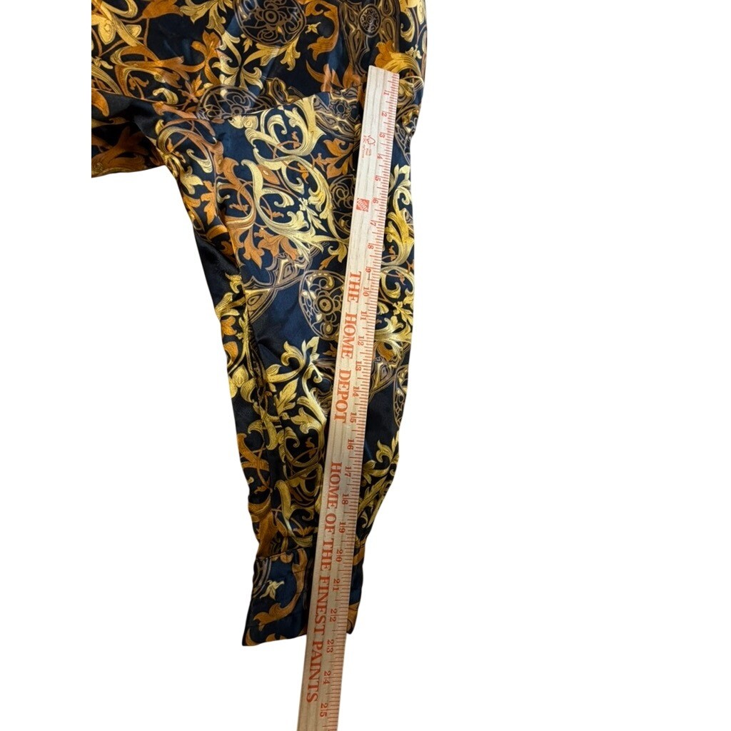 TanJay Baroque Gold Black 3 Pc Jacket SZ L, Shirt SZ 14, and Skirt Set SZ 16