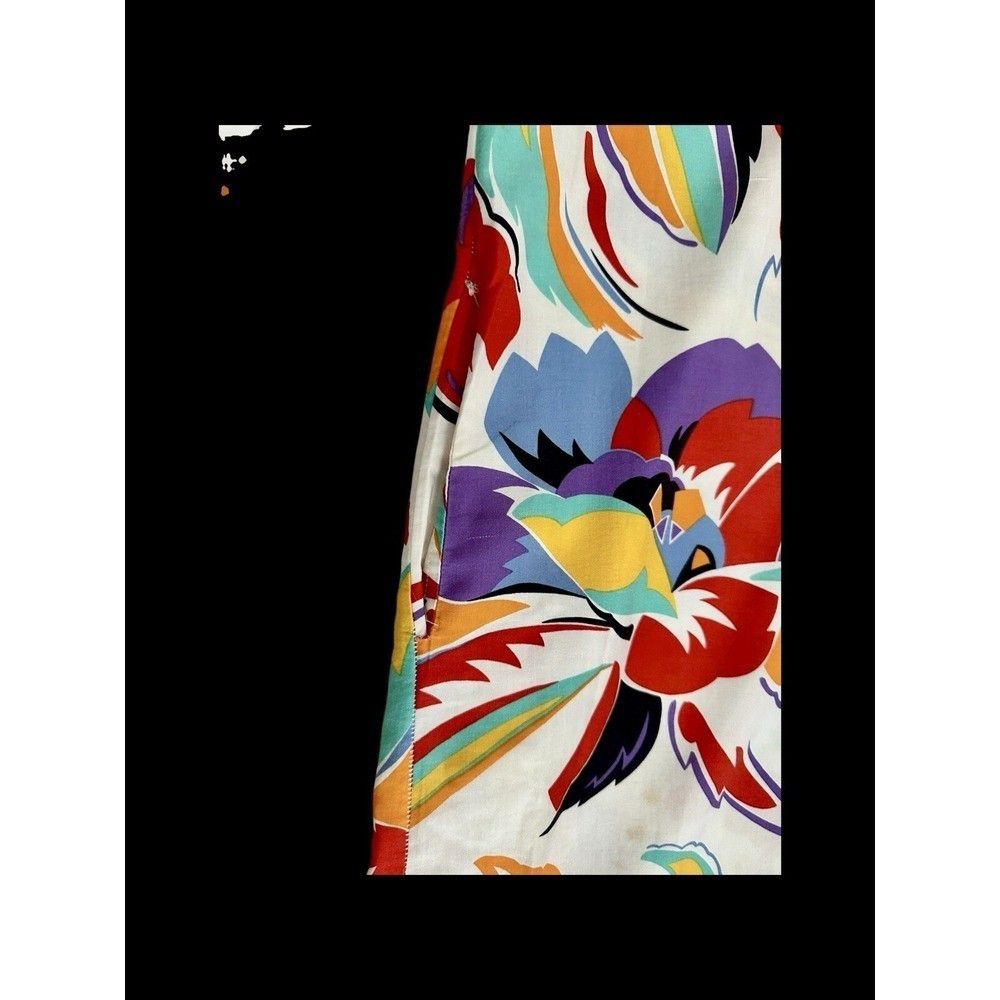 Vintage 80’s Neiman Marcus Tori Richard Dress Sz 8/9 Bohemian Floral Pattern