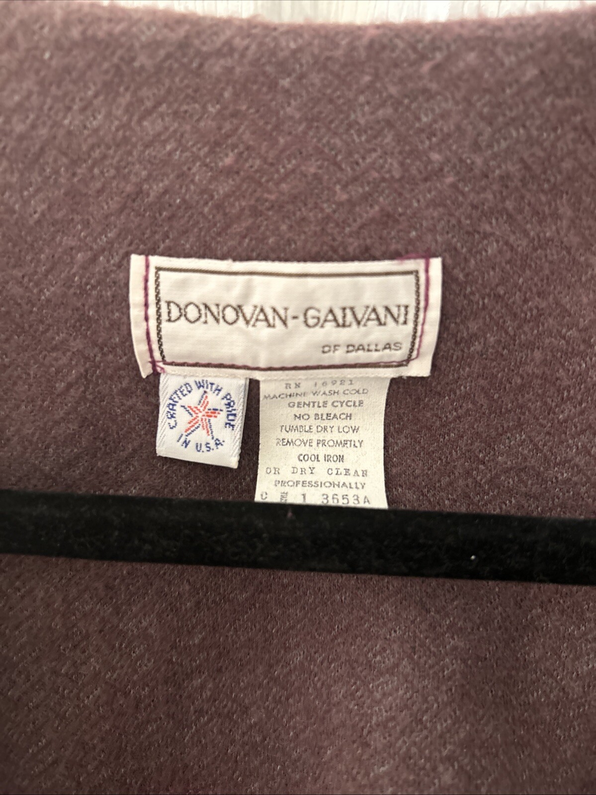 Vintage Donovan Galvani Of Dallas Oversized Boyfriend Cardigan Front Pockets M