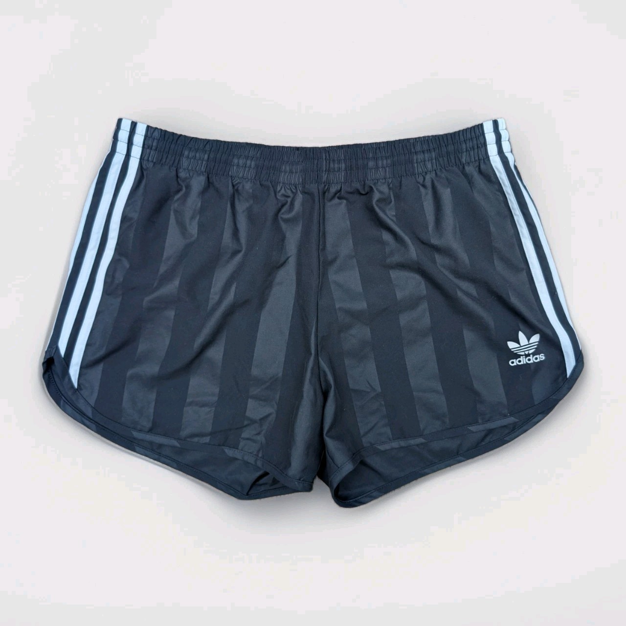 Adidas Sprinter Glanz Womens Shorts L Sports Vintage Black Football Gym Retro