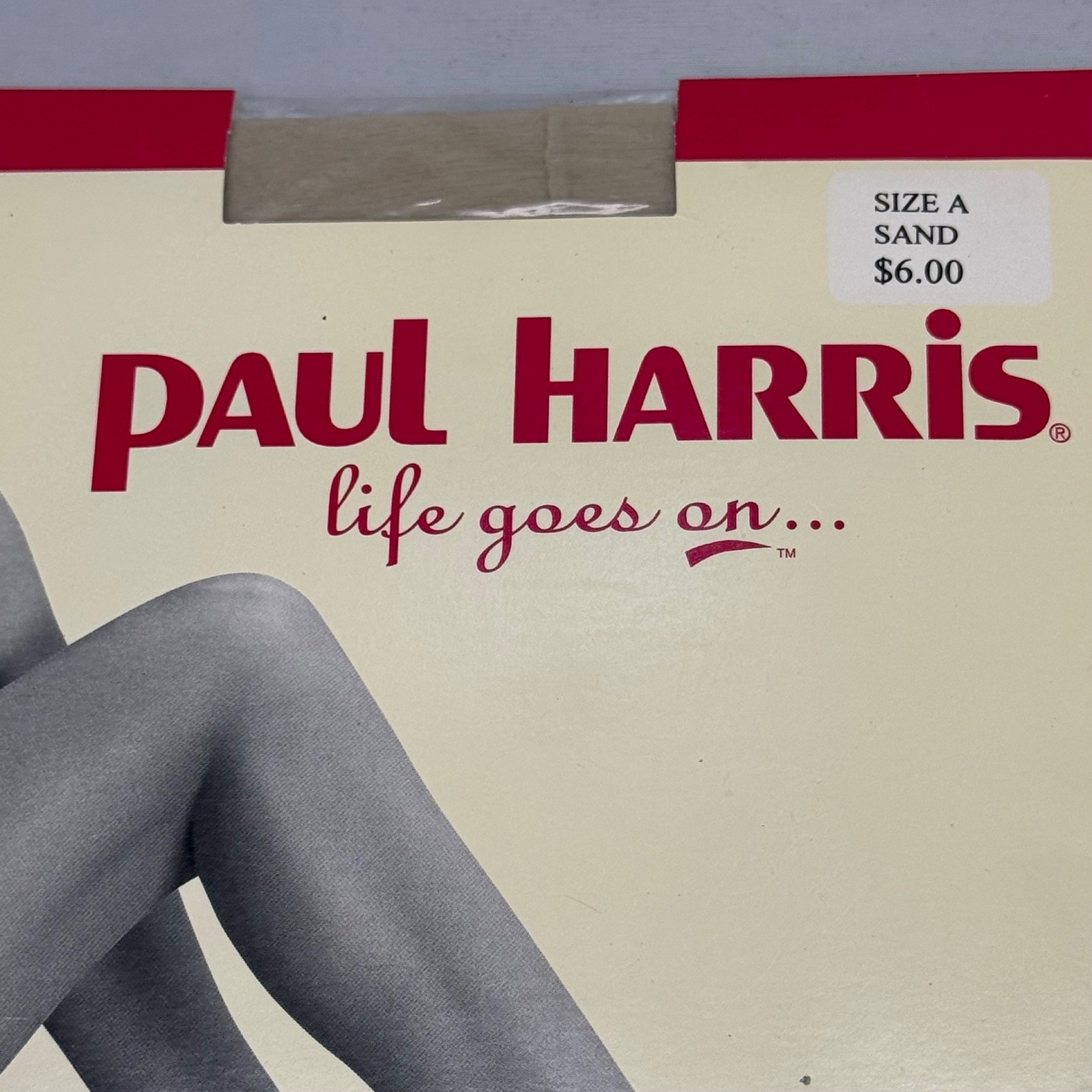 Paul Harris WearWithAll Sheer Hosiery Women Size A Sand Vintage Made in USA NIP