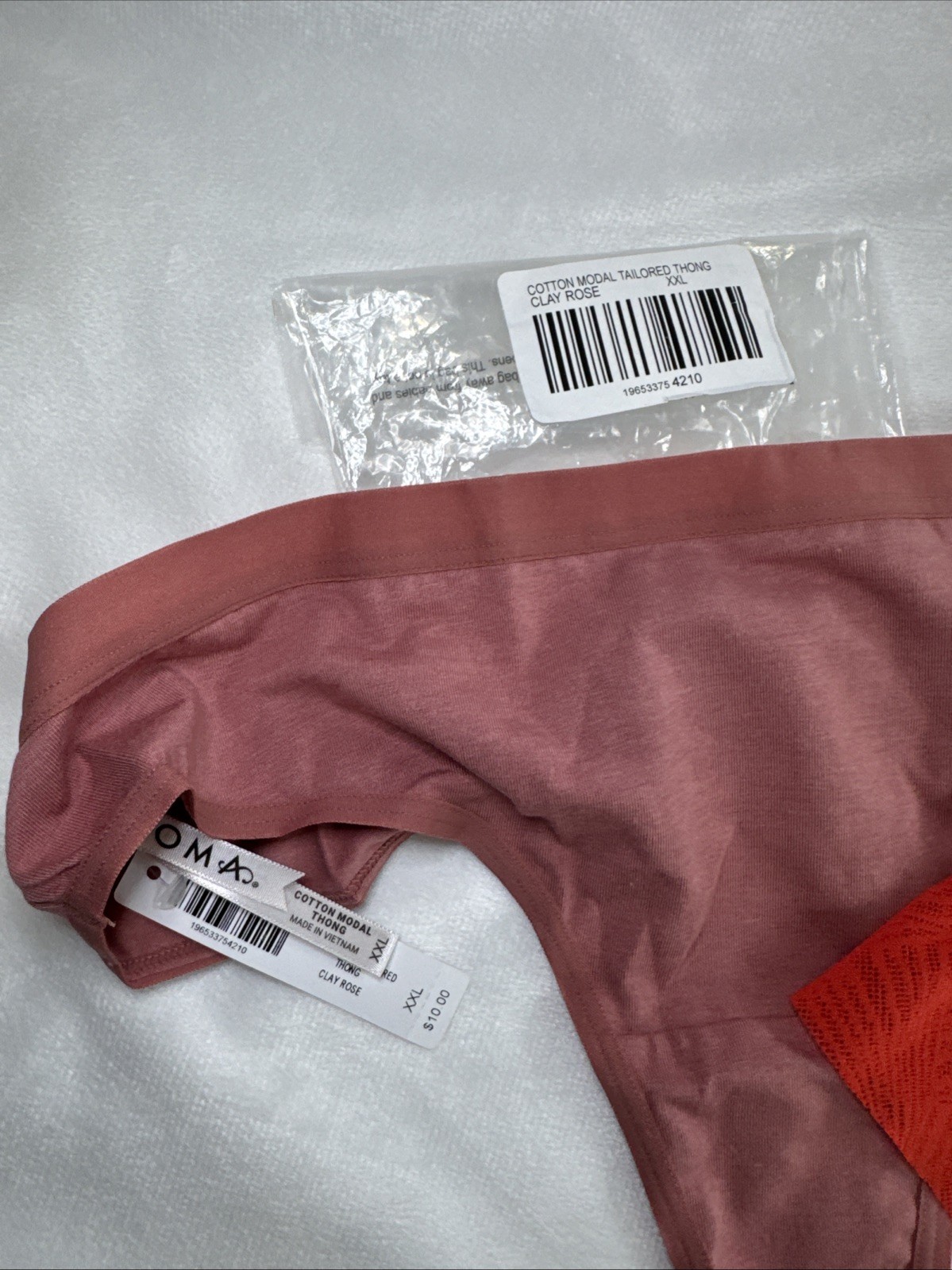 Soma Almost Bare & Cotton Modal Thong Panties XXL Set Of 2