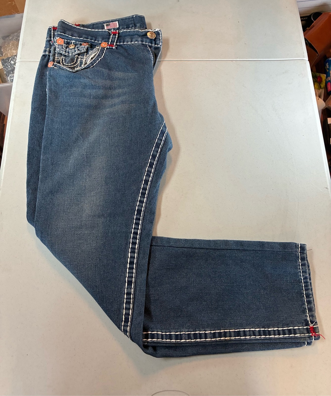 True Religion Ricky Super T Jeans Great Pair Super Look 36 Waist