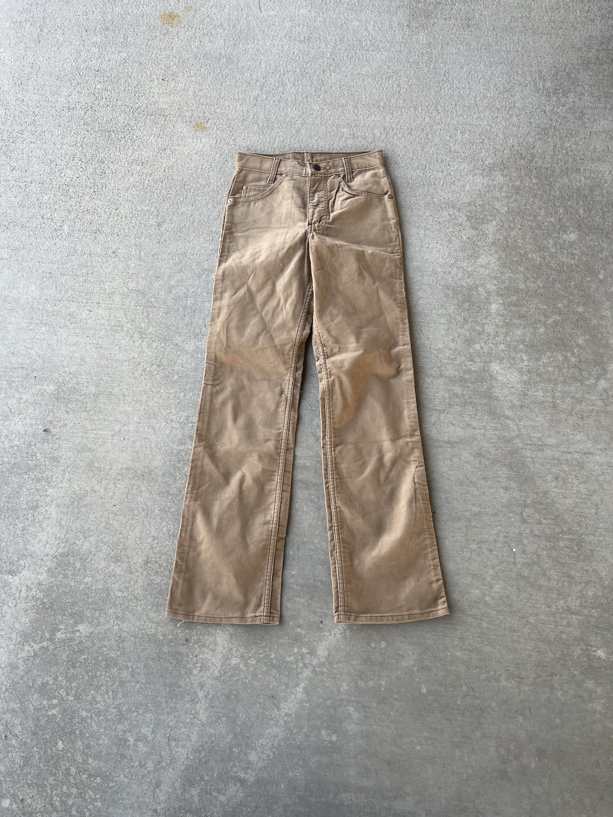 1970s Levi’s 716 Straight Leg Corduroy Deadstock Straight Leg White Tab Size 27
