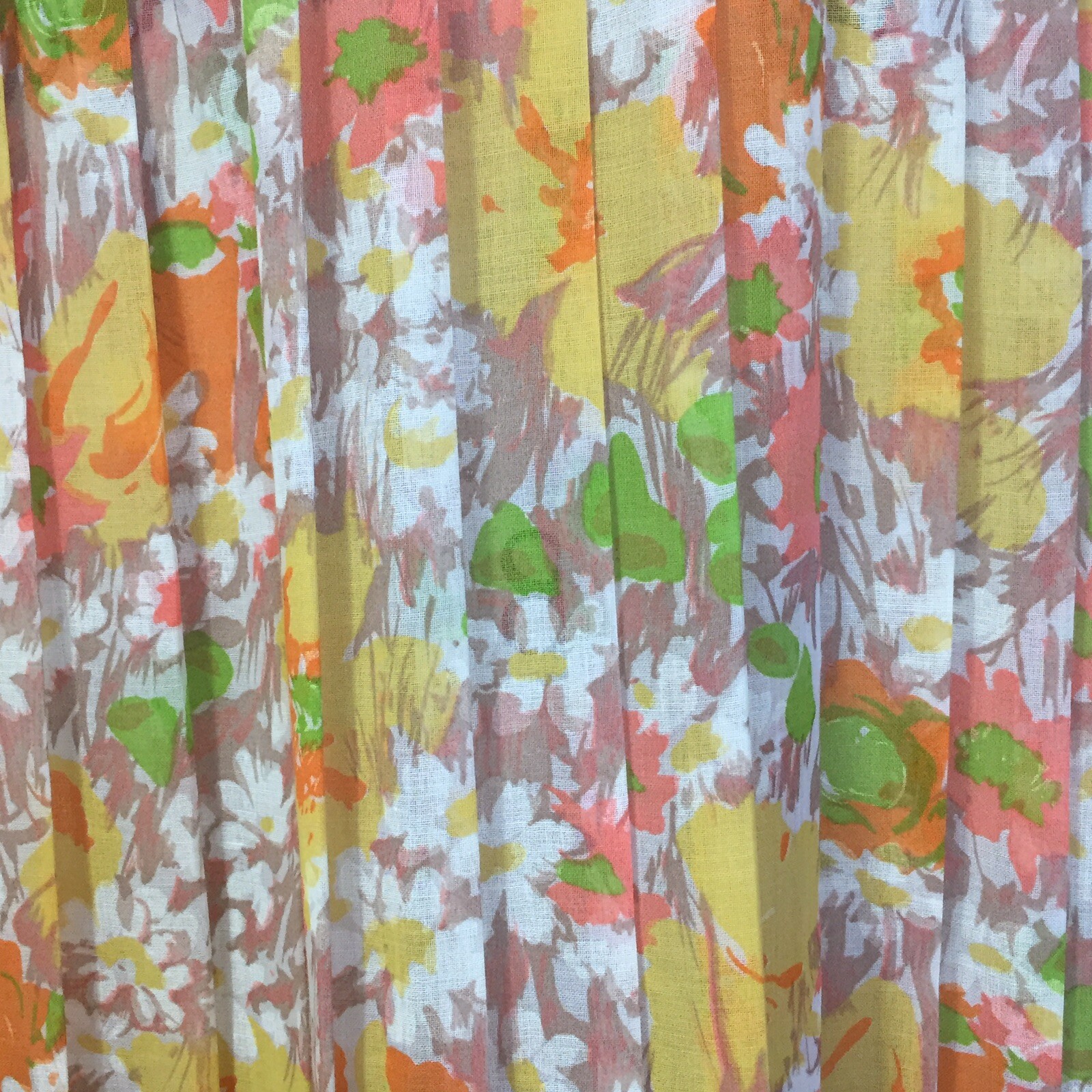 Vintage 1960s Plus Size Floral Print Dress | 1960s Vintage Volup Floral Dress