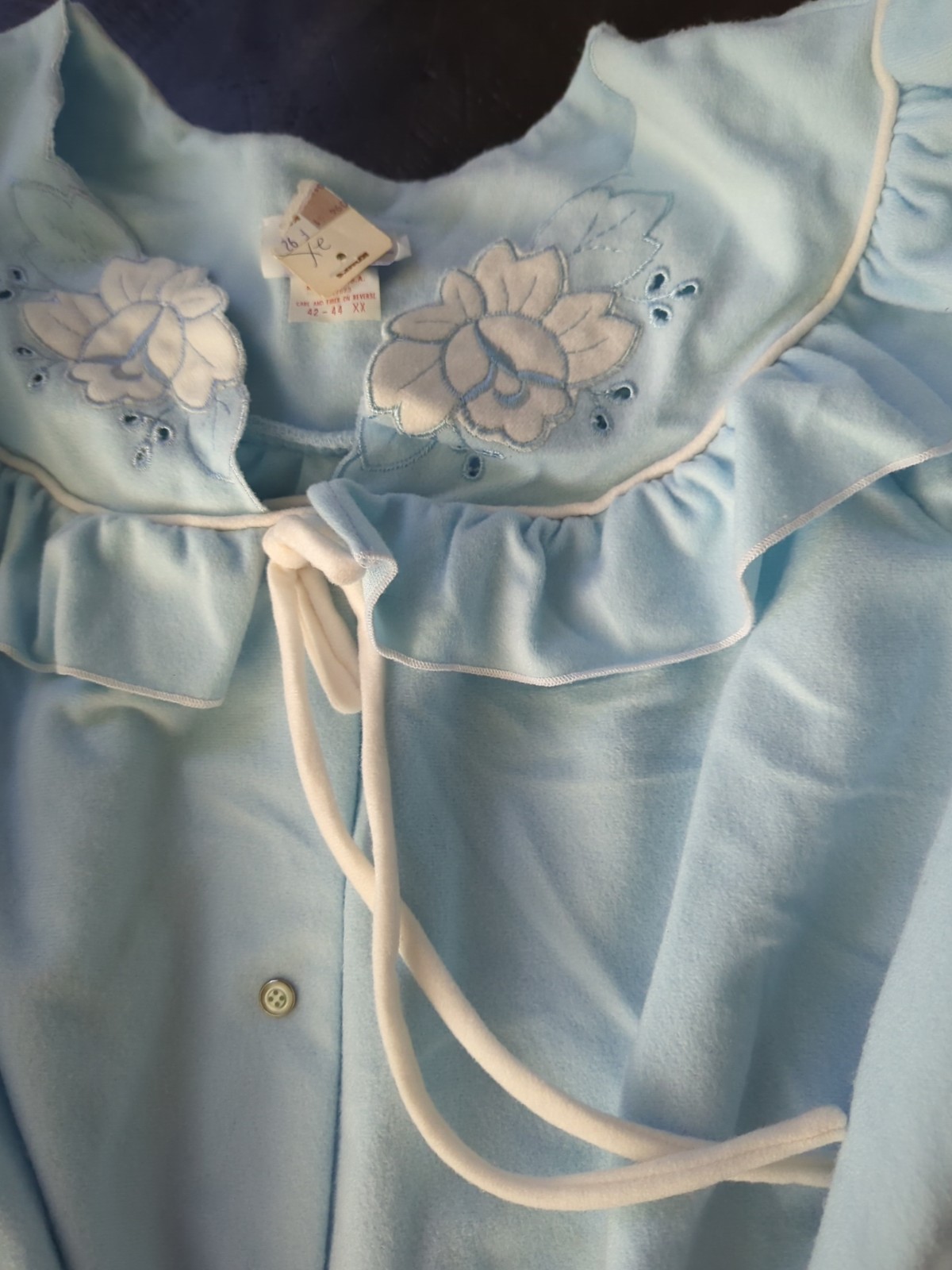 Appel It’s A Charm Vtg. Long House Coat Robe. Green Zip Up. Plus Size 2X