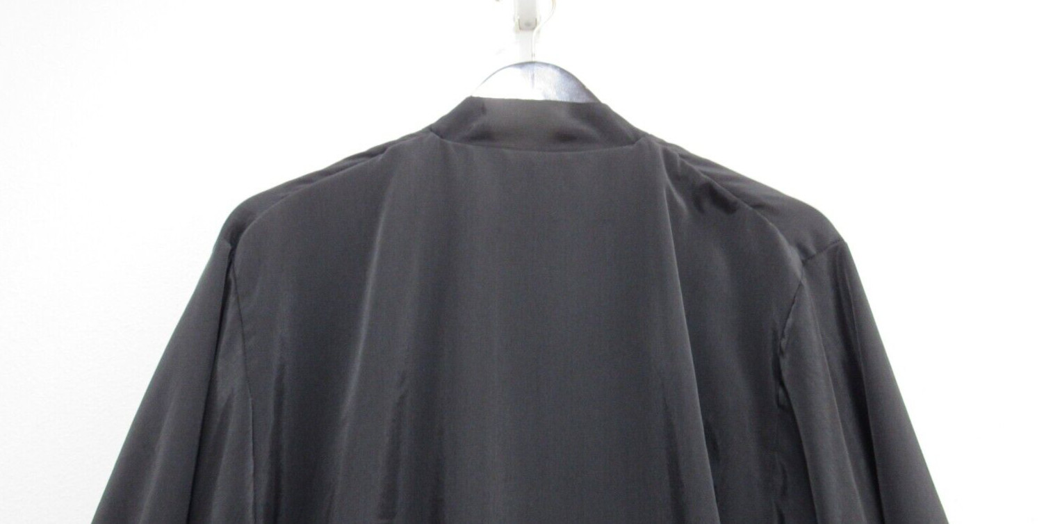 Vintage Your Way Fashions Button-up Black Dress Jacket w/ Color Pop button loops
