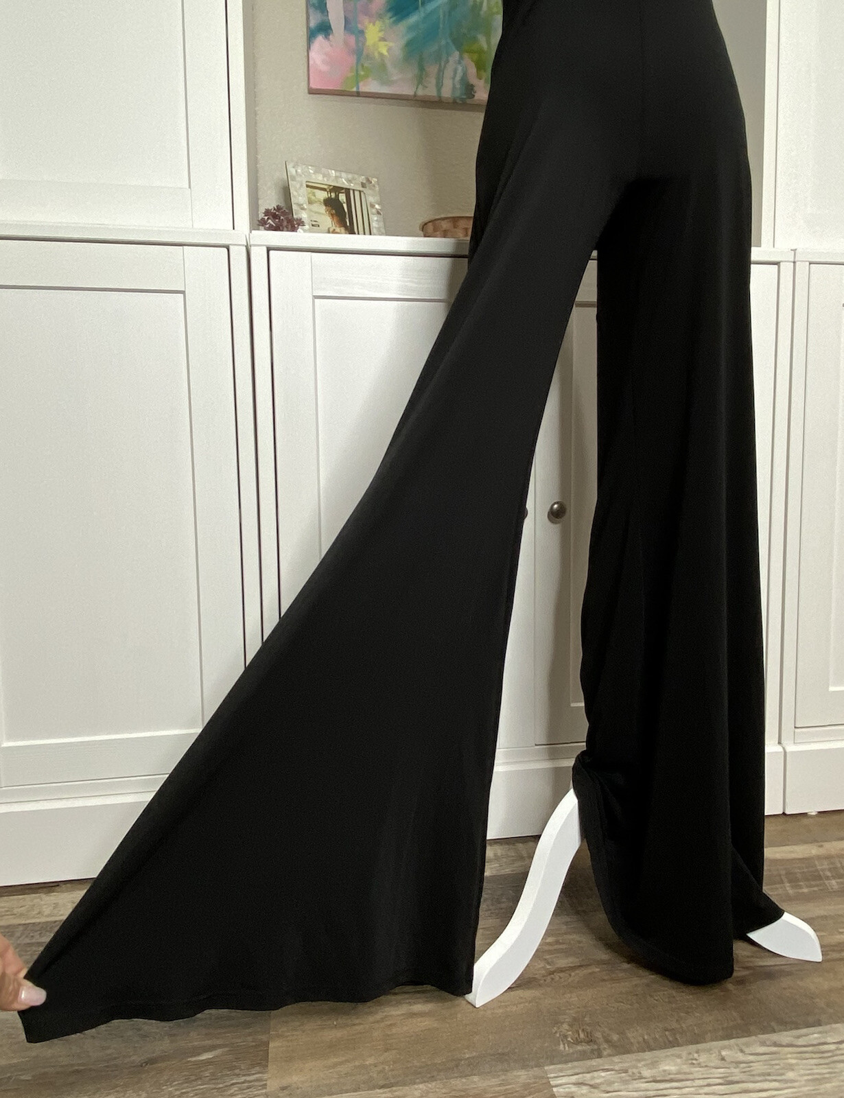 1990s Wet Seal Jumpsuit Vintage Halter Medium Wide Leg Polyester Clubwear