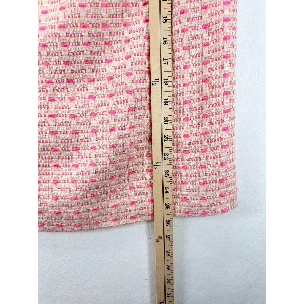 Vintage J.G. Hook Pink Bouclé Tweed Skirt Suit 2 Pc Women’s 16W