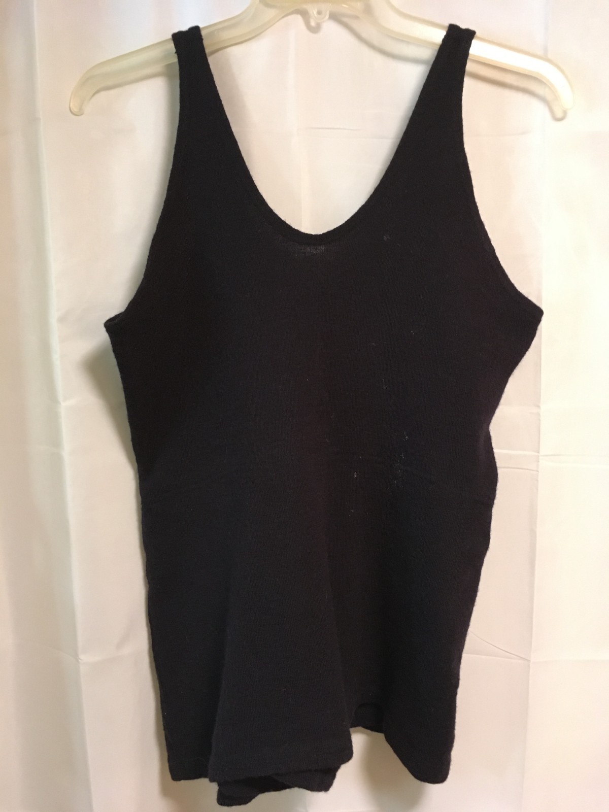 Vintage Women’s Wool Bathing Suit Swimsuit 'Knit-To-Fit’ Dark Navy Blue 1920s?