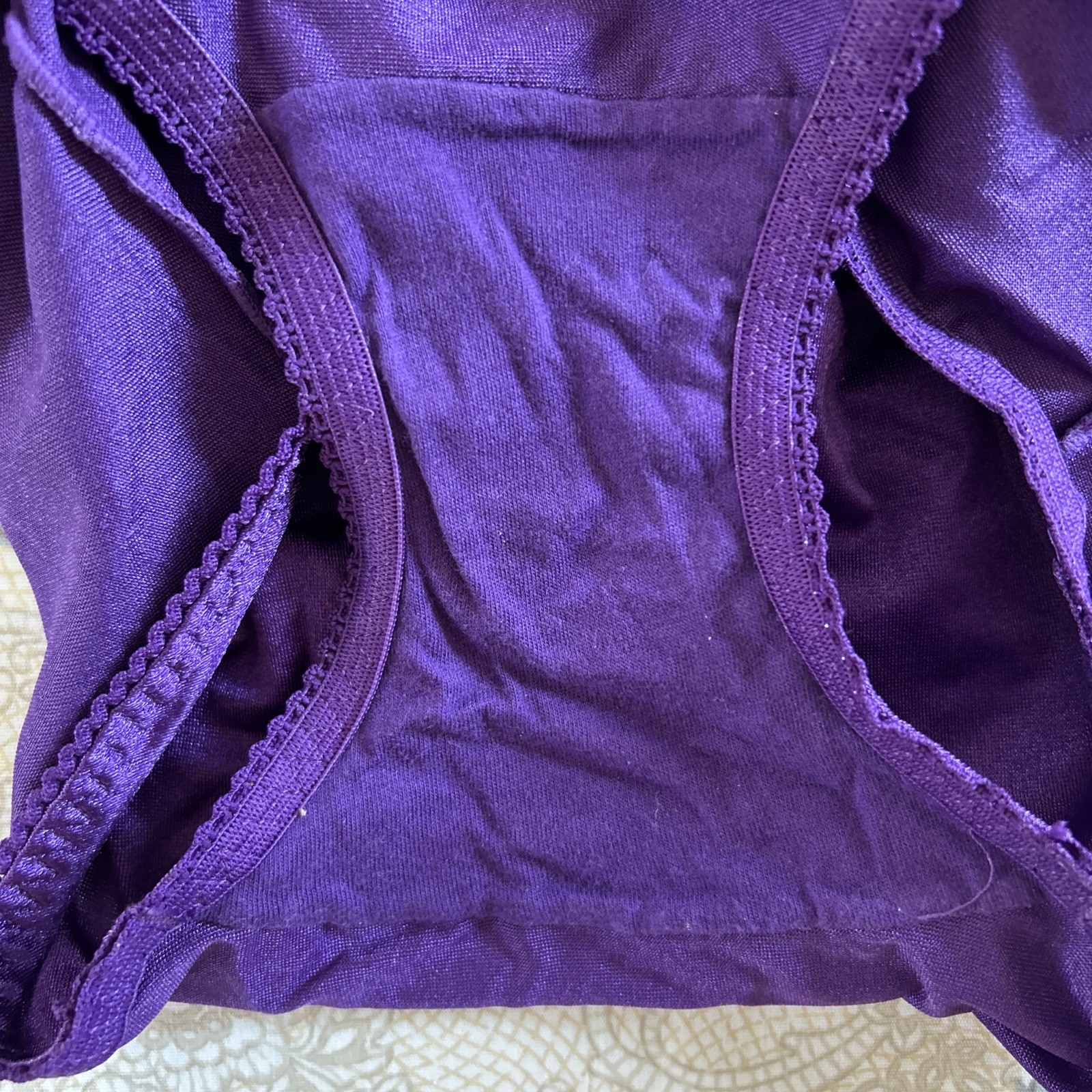 Underscore Shapewear Medium Control Purple Panties Briefs Size Med NWOT