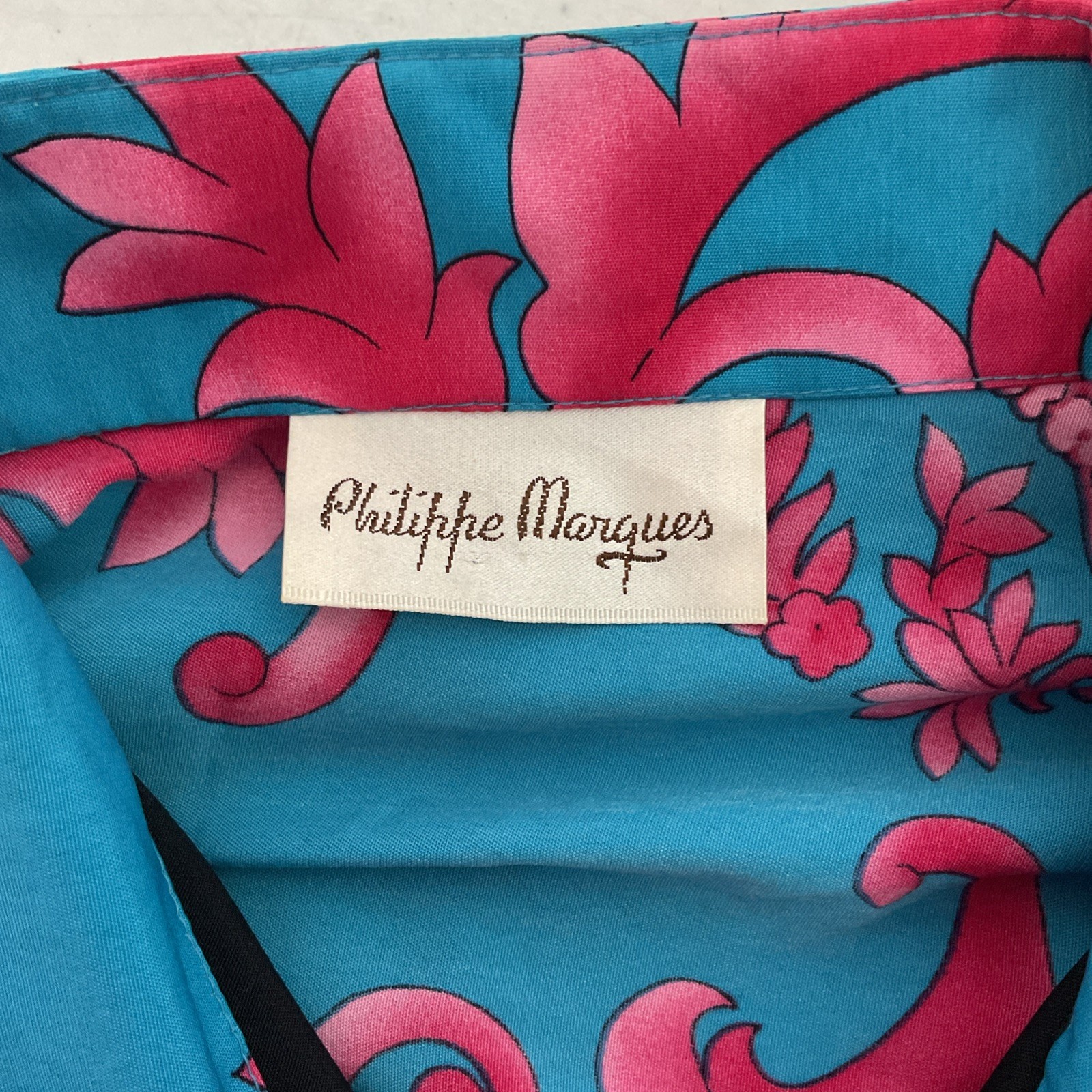 Vintage Philippe Marques Women’s Dopamine Geometric Top 12 Mixed Textile NWT