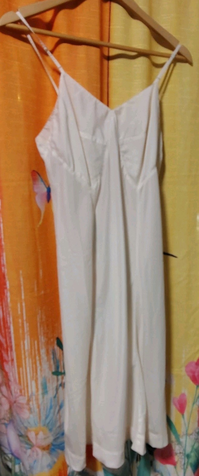 Vintage Little Lady FULL SLIP-Barbizon-Bryn Mawr–White– –Size 16.5