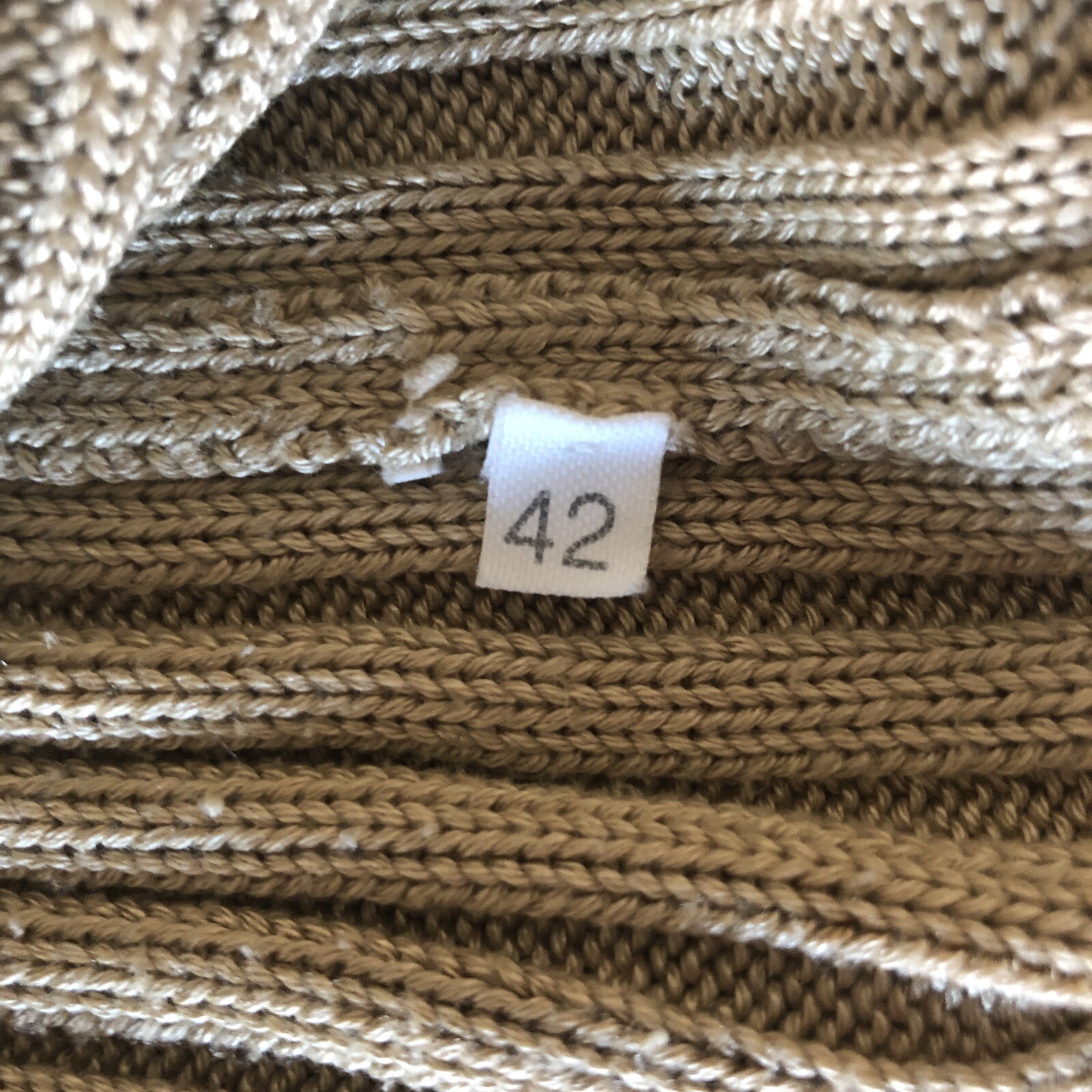 Vintage Angelo Tarlazzi Paris Knit Sweater Tank Tunic Silk Blend S/M Excellent