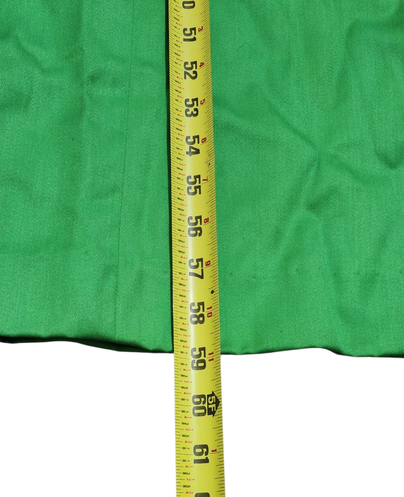 Vintage Miss K by Alfred Shaheen Green Quilted Mandarin Collar Maxi Dress