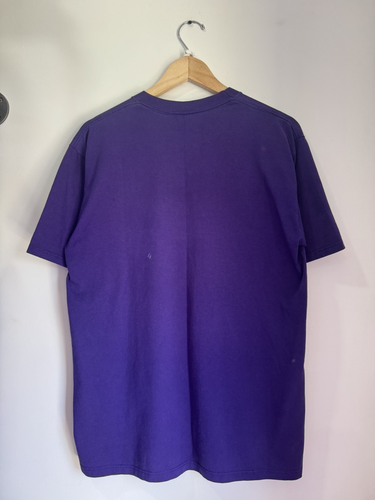 Vintage 90s Endless Designs Cottage Core Floral Heart Bouquet T-Shirt Purple L