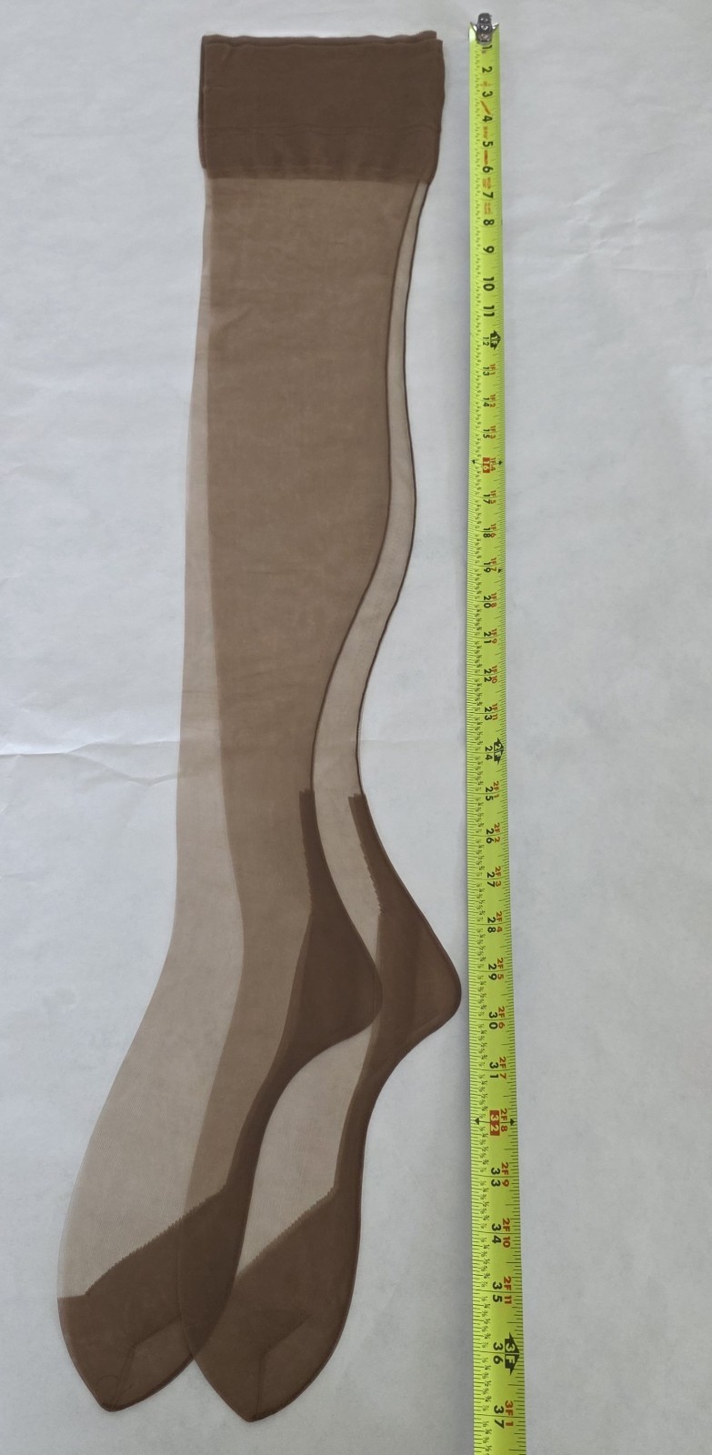 Vtg Unworn Isis Stockings Cuban Heel 51 Gauge 50 Denier Daytime Sheers U 10 LONG