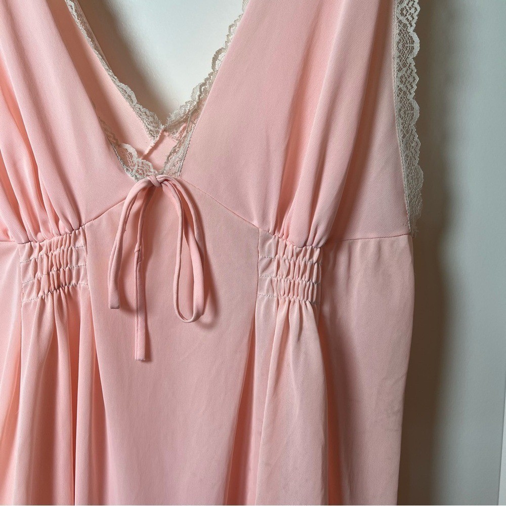 Vintage 80-90s Soft Pink Lace Night Lingerie Dress – Sabrina Carpenter Style