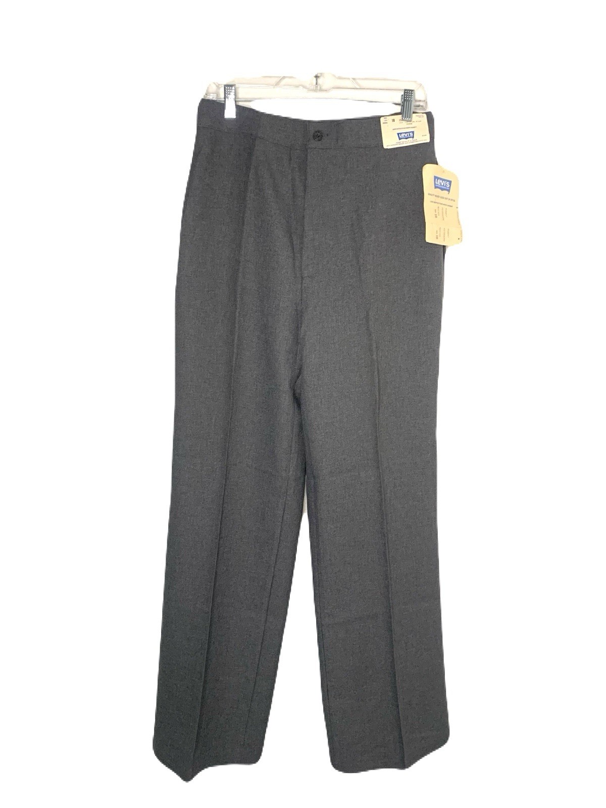 NWT Vintage 1970s-1980s Women’s 18 Heathered Gray Bendover Trouser Pants