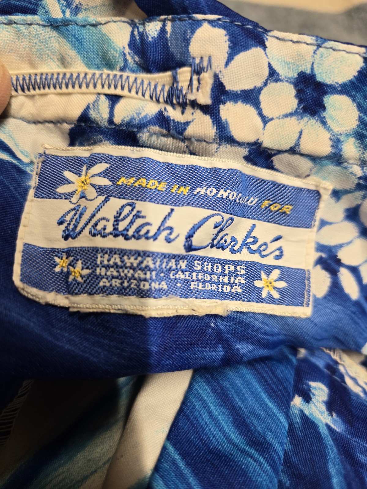 Vintage Waltah Clarke Hawaiian Maxi Aloha Dress w1277