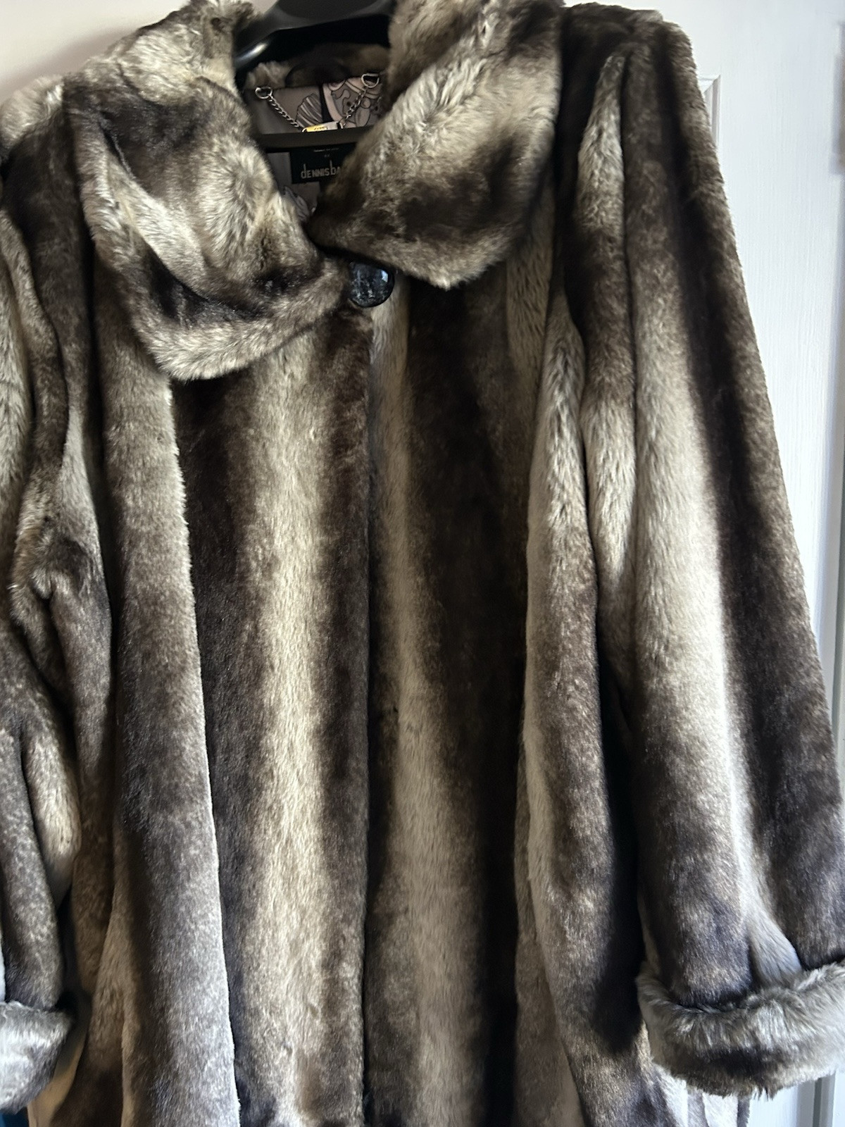 Dennis Basso Faux Fur Coat