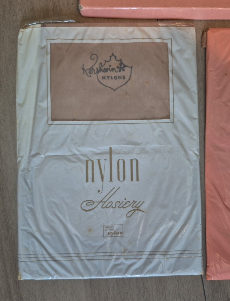 Vintage Hosiery Lot Of 4, Never Worn With Packaging & 2 boxes