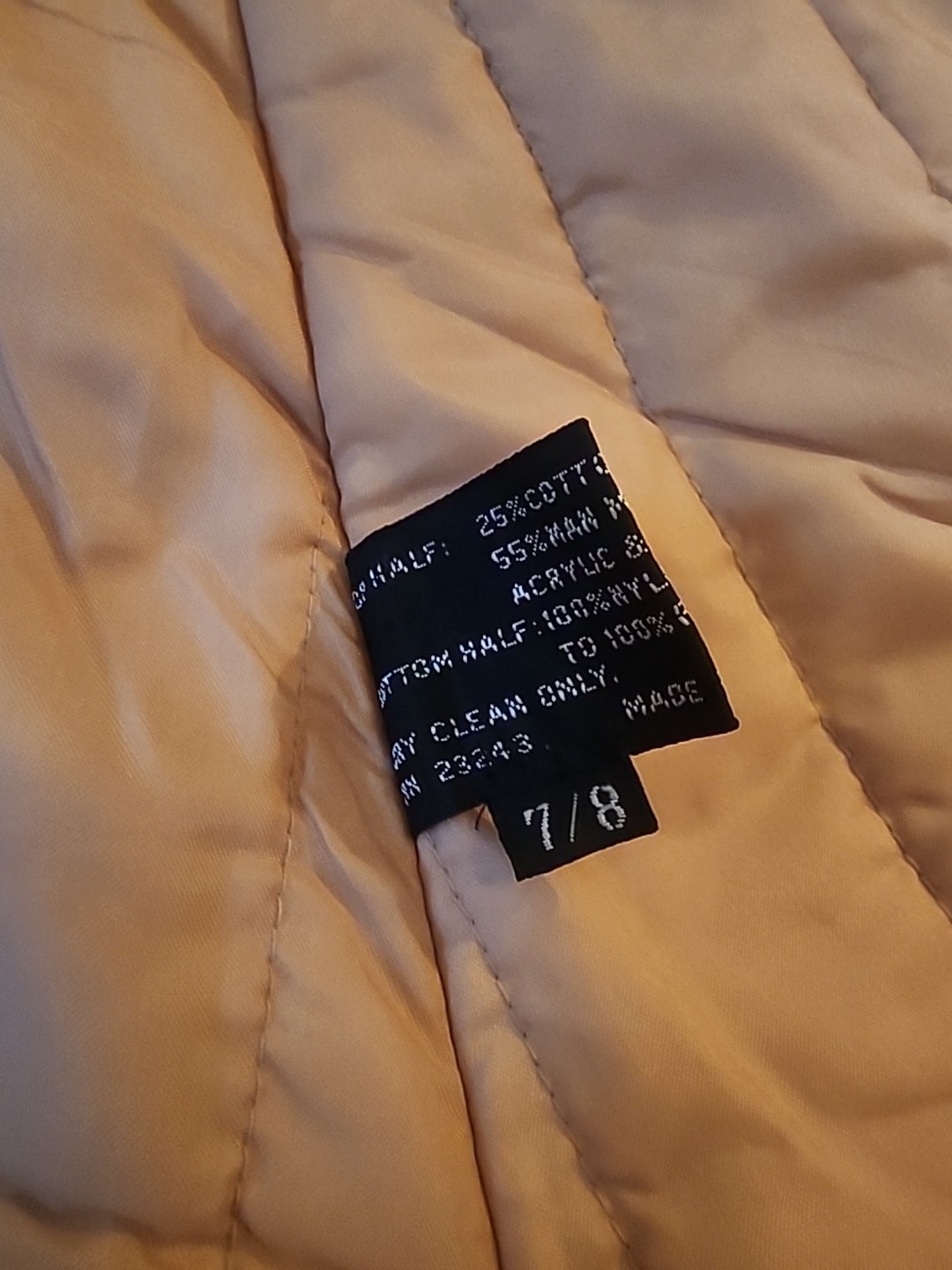 Womens Tan Fitted Trench Coat 7/8 Zip In Plaid Wool Liner Not A Burberry