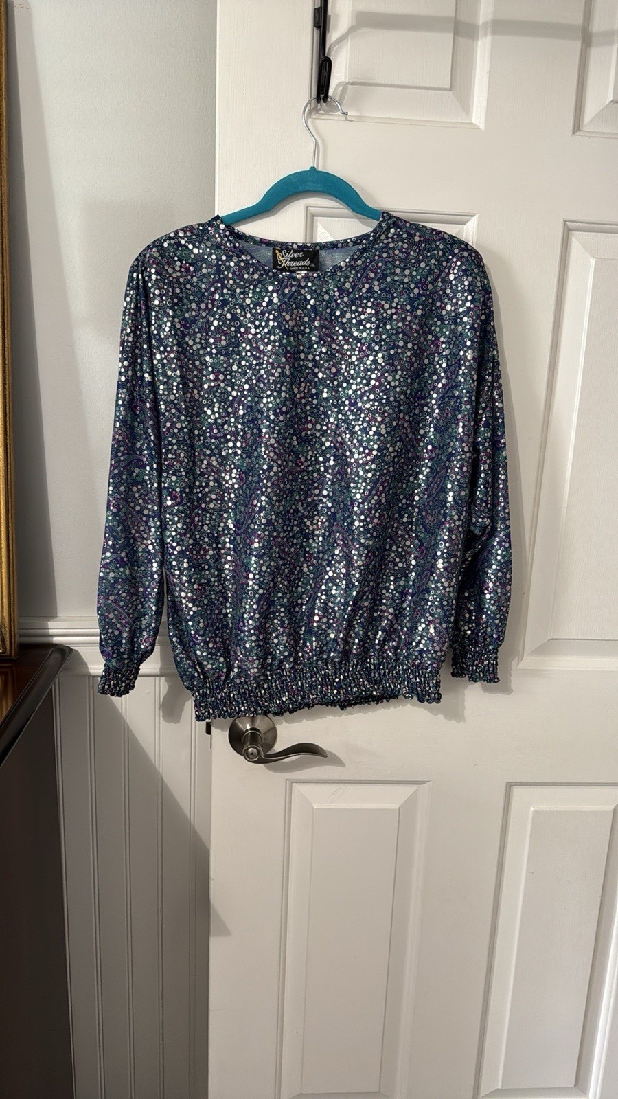 Vintage shirt by silver threads