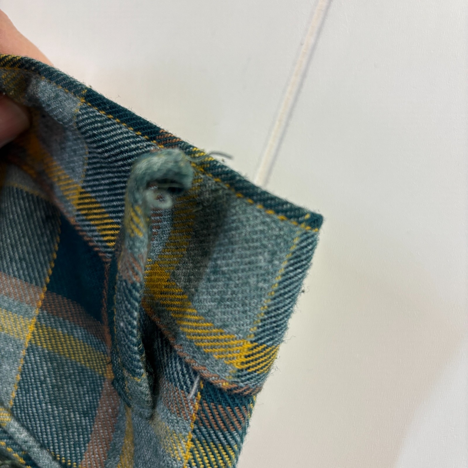 VTG Farah Unisex Retro Plaid Wool Blend Cuffed Pants Size 30 Academia Classic