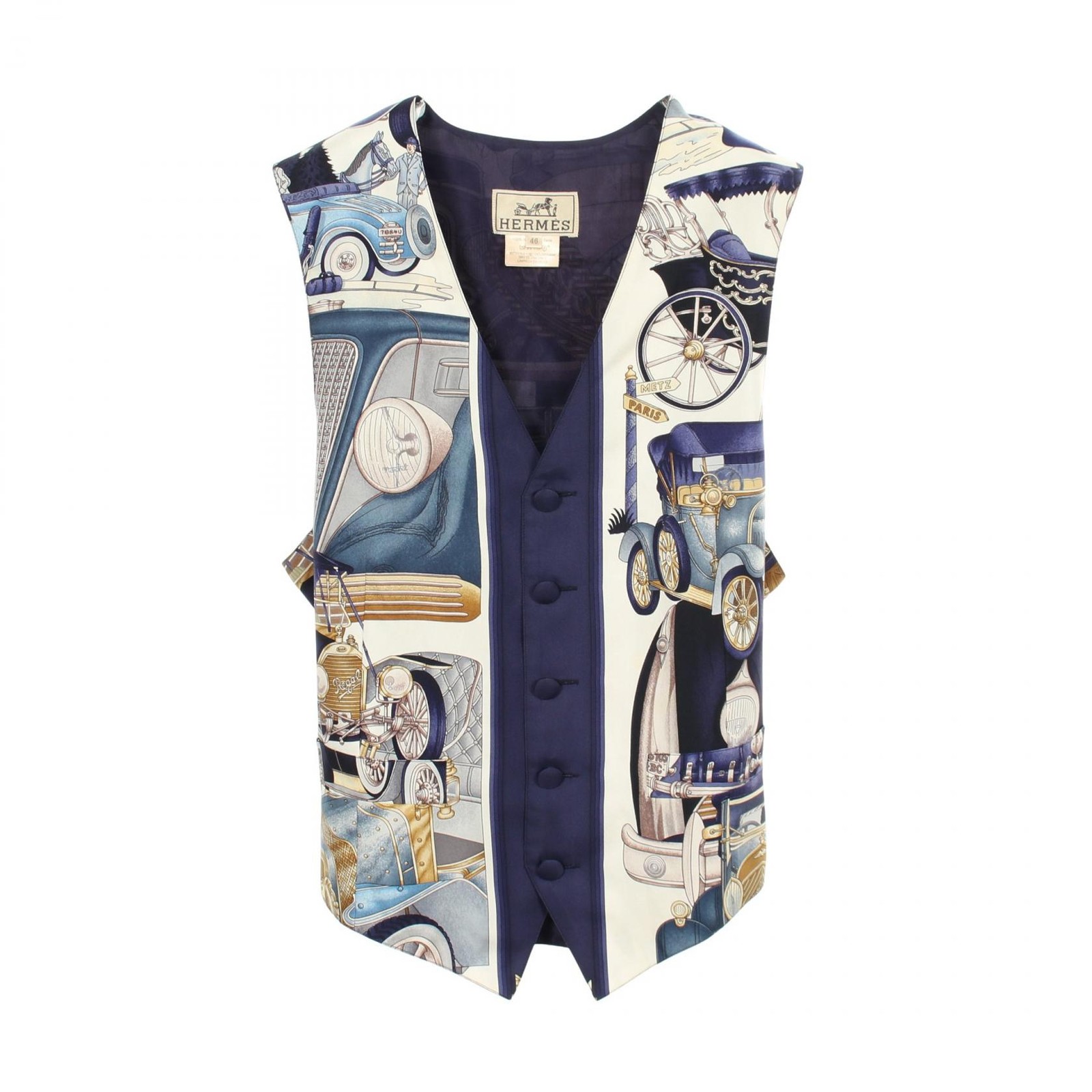 HERMÈS Hermes automobile silk vest – DUTY FREE