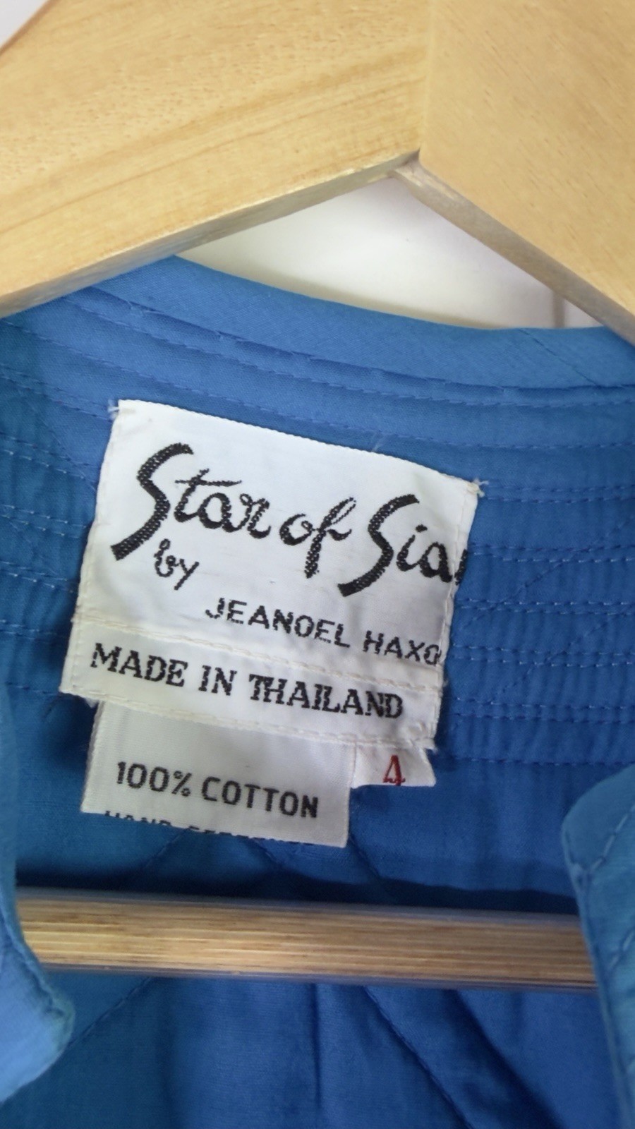Vintage Rare Star Of Siam Jacket Quilted Cotton Mod Space Age Retro Ski Sz 4