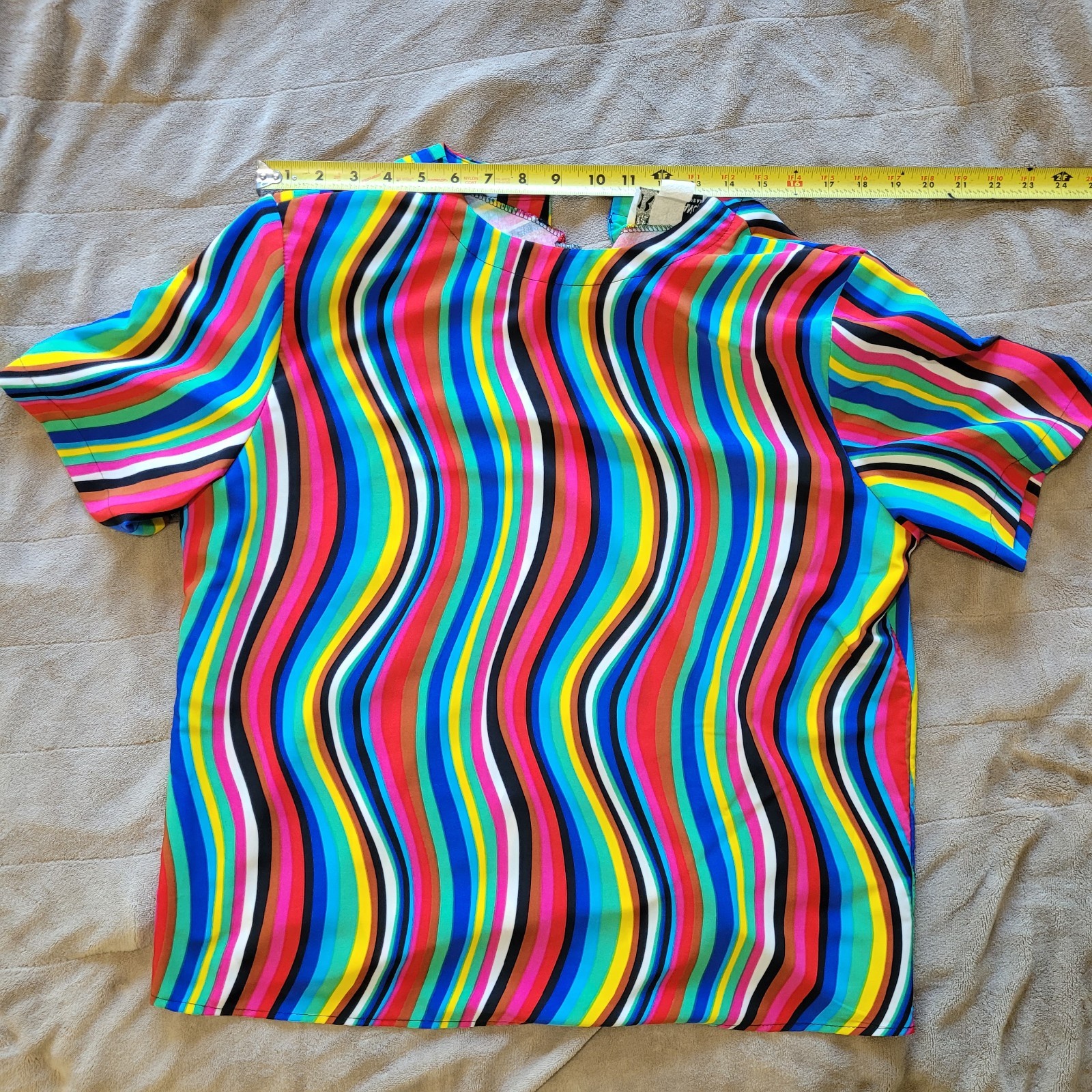 Vintage Renaissance Rainbow Stripe Colorful Retro Shirt